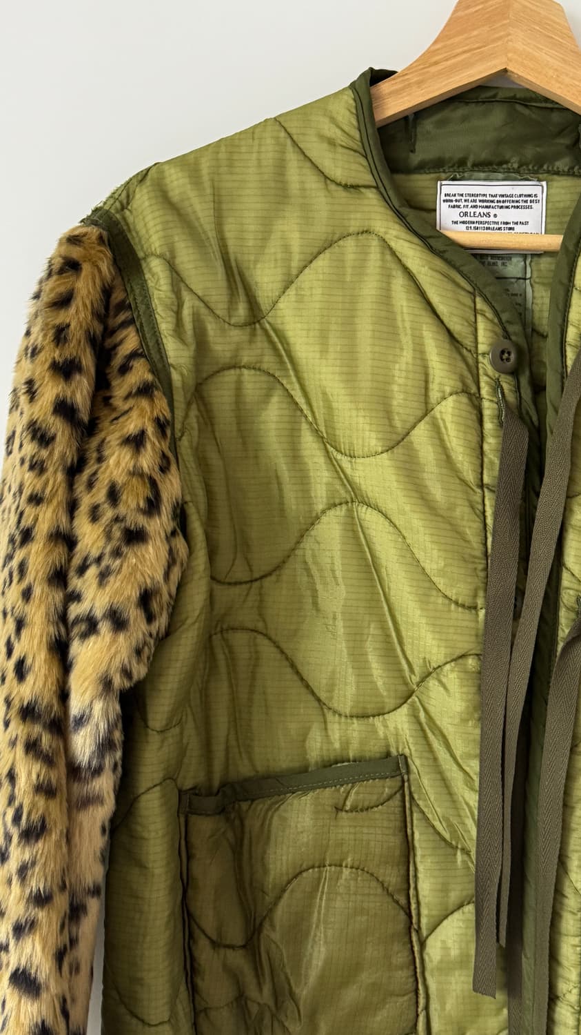 올리언스 리메이크 호피 자켓 상품이미지3