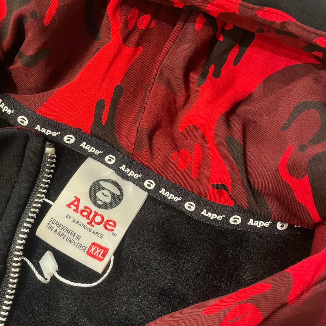 에이프 반집업 후드 상품이미지3