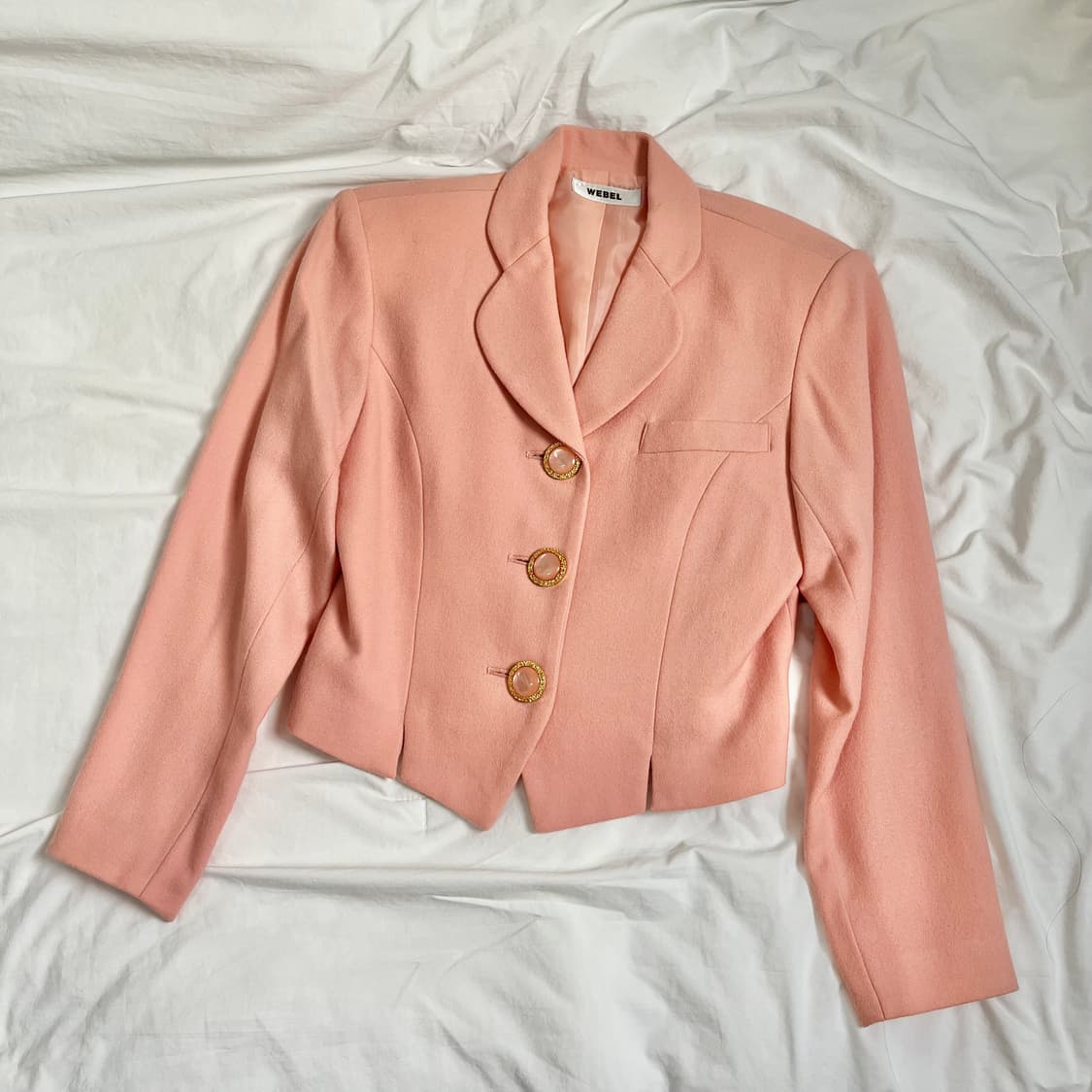 빈티지 ) 피치핑크 자켓 상품이미지2