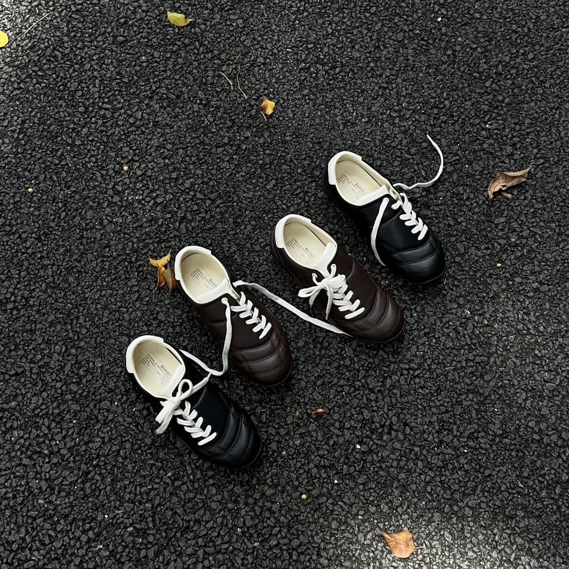 레트로 천연가죽  캐쥬얼화 (2color) 상품이미지3