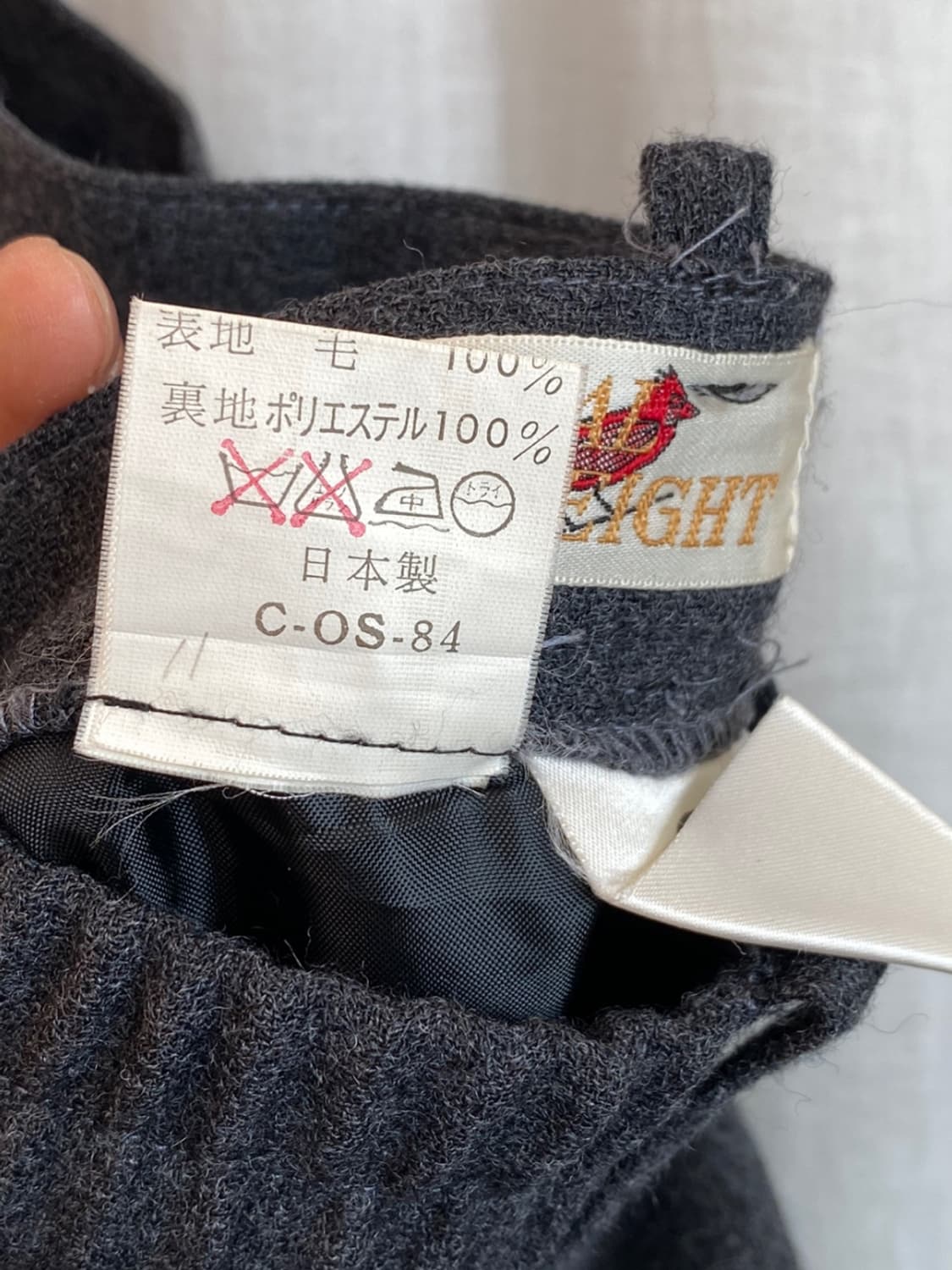 그레이울밴딩스커트(M) 상품이미지9