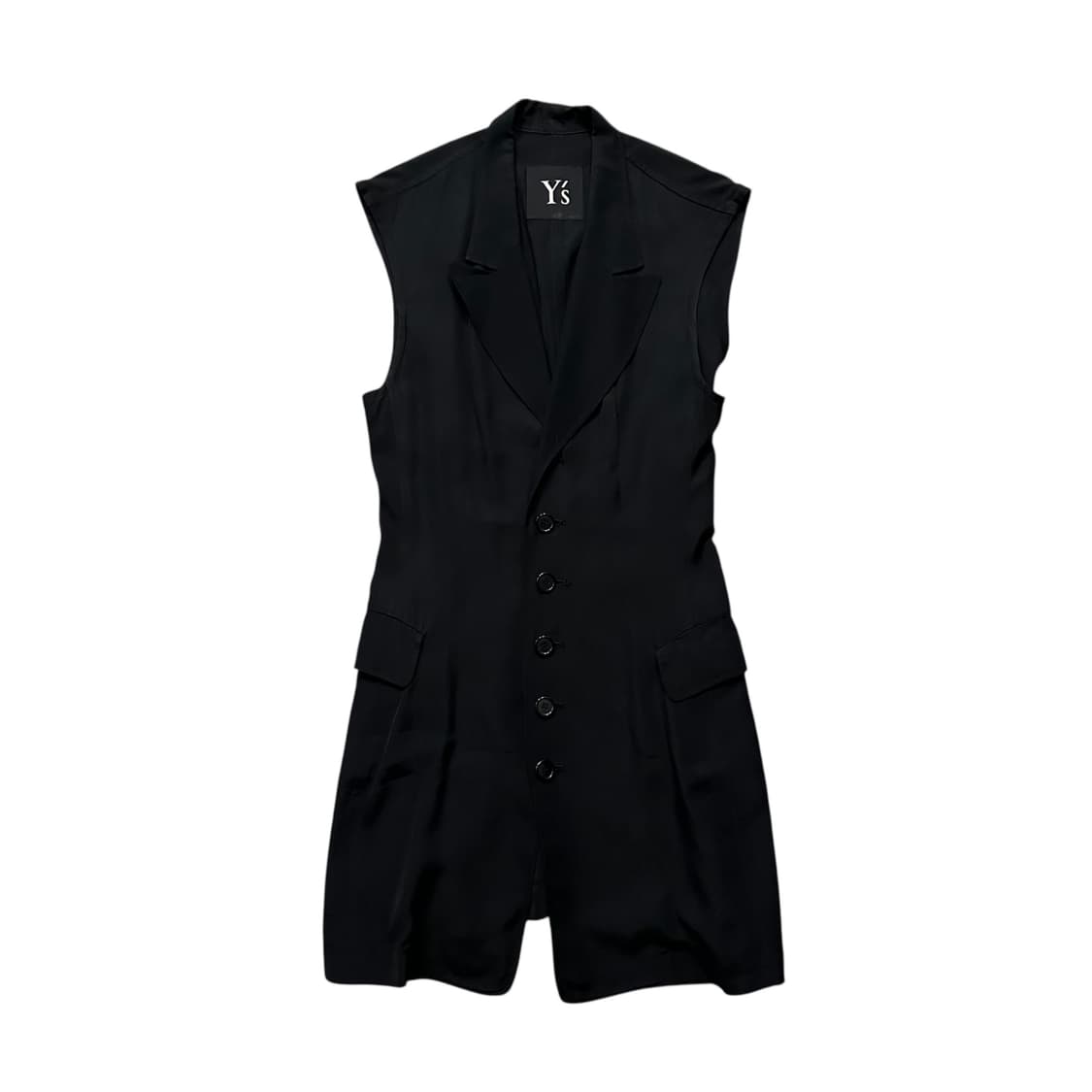 90s Y’s 요지야마모토 테일러드 롱 베스트 상품이미지1