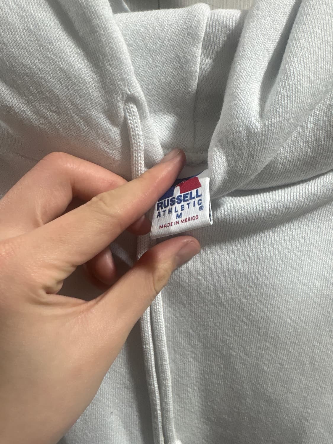 90s 러셀후드 화이트 m 상품이미지2