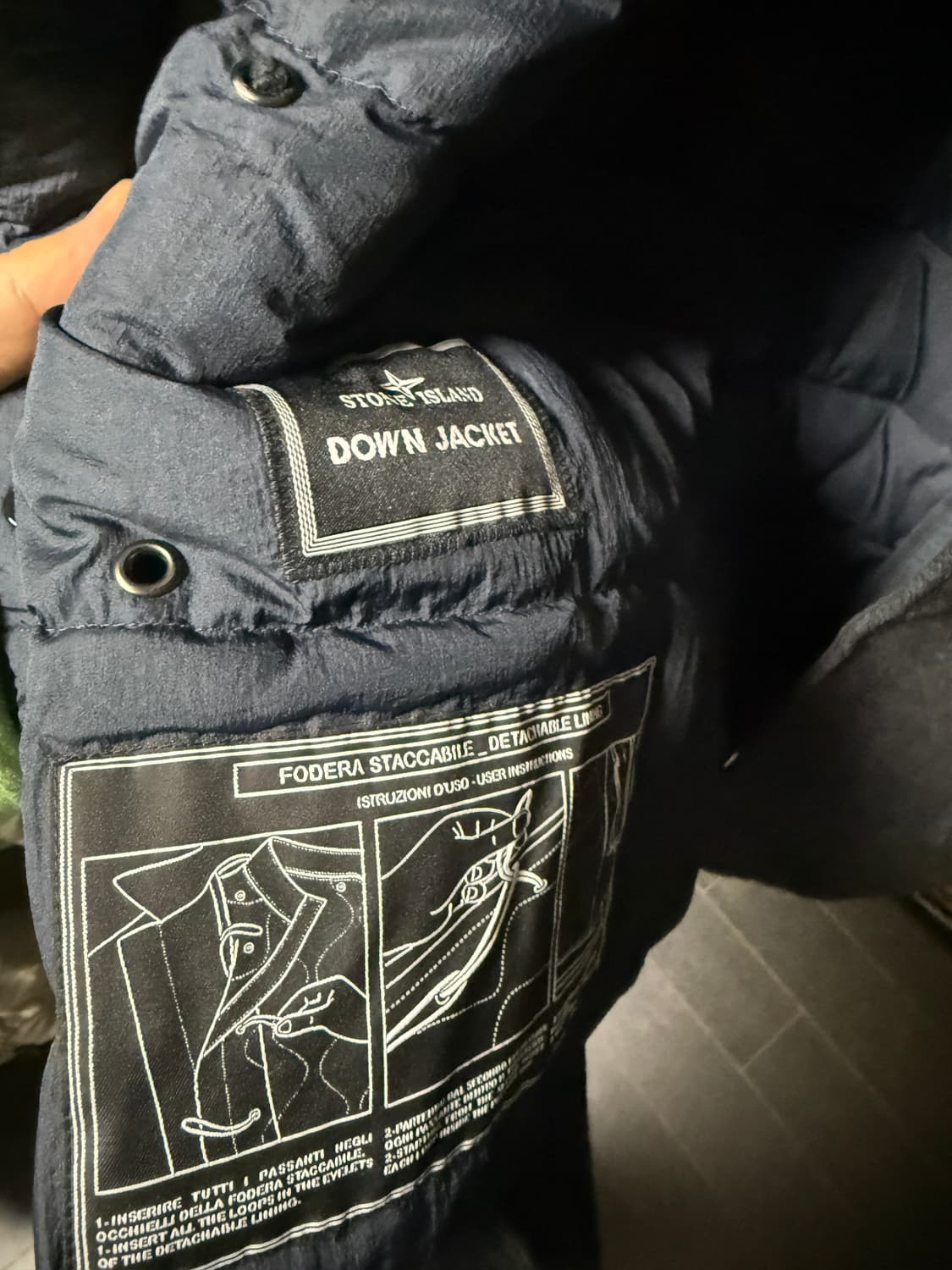 스톤아일랜드 울 필드 자켓 내피 탈부착형 상품이미지4