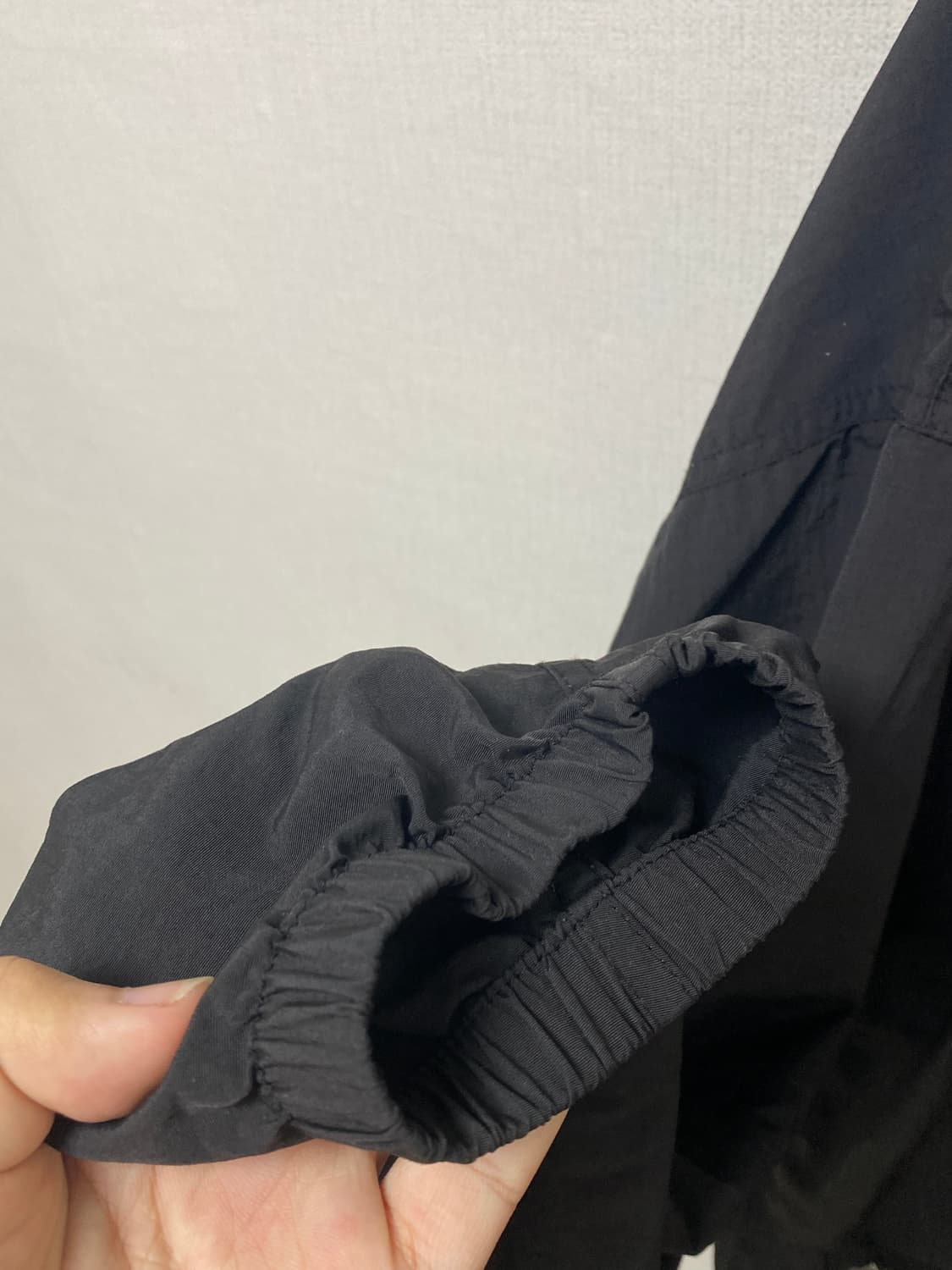 (S급) Lee 나일론 후드 윈드브레이커 블랙 XL 상품이미지7