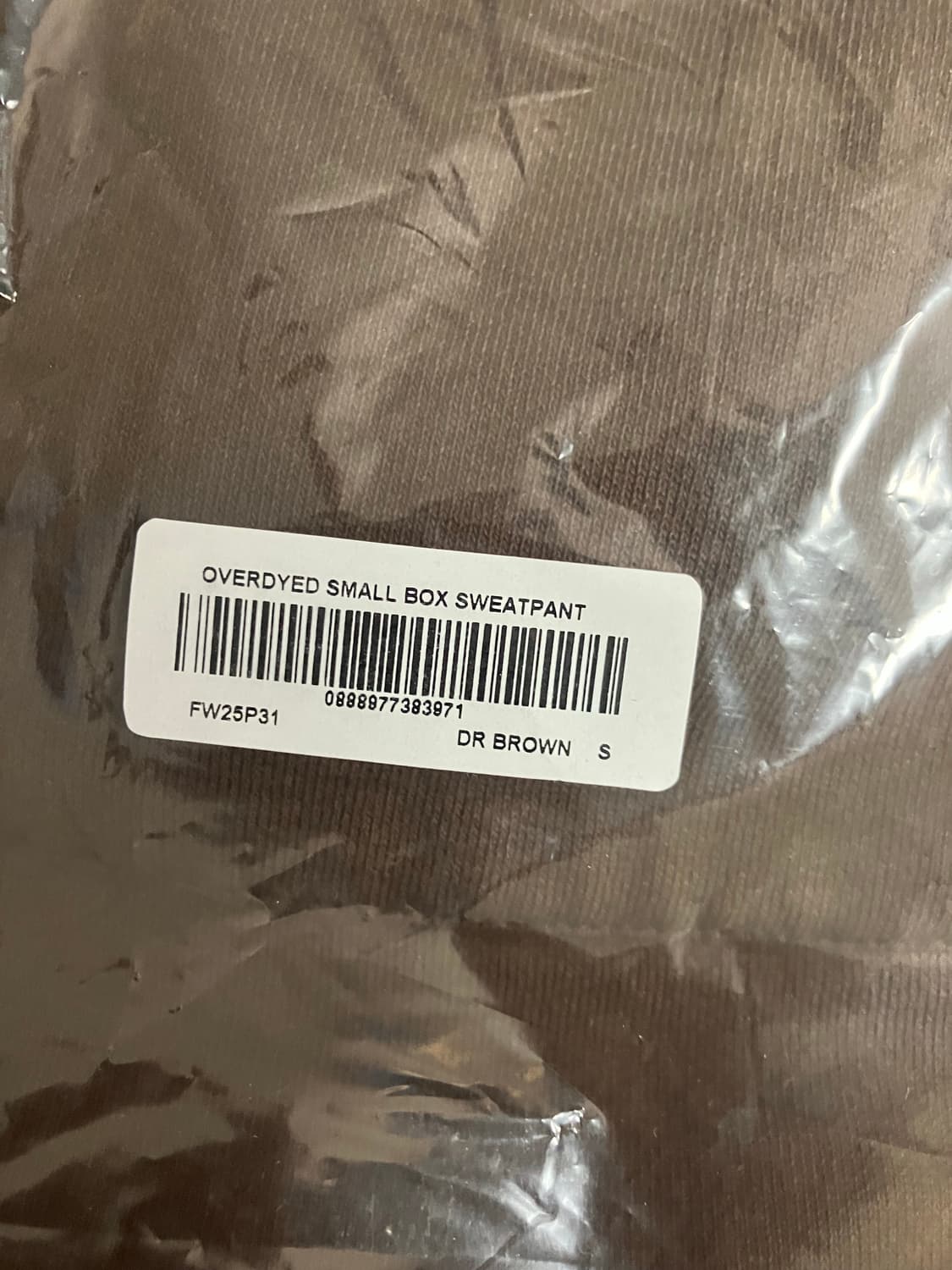 25FW 슈프림 스몰 박스 스웻팬츠 브라운 S 상품이미지3