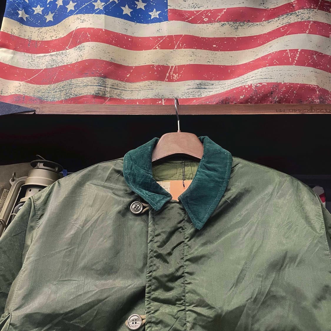 80s 오리지널 U.S NAVY 익스트림 A-1덱 자켓 밀리터리 N510 상품이미지3