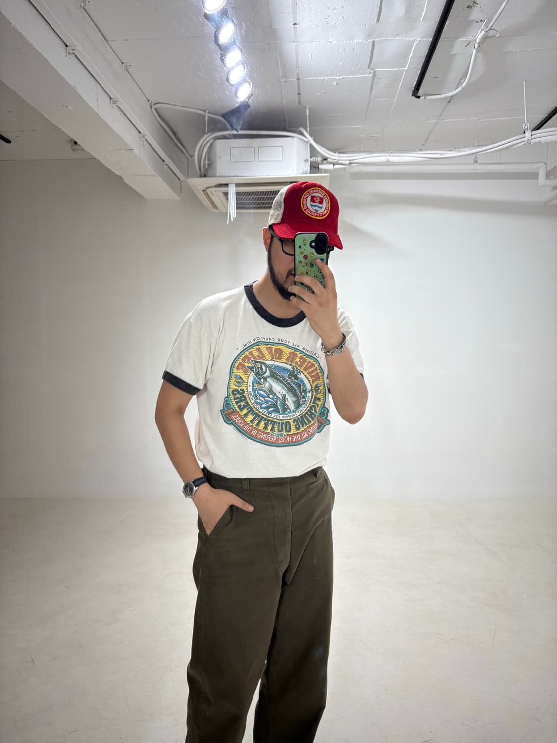 70's U.S Army engineer Mash Trucker cap  상품이미지8