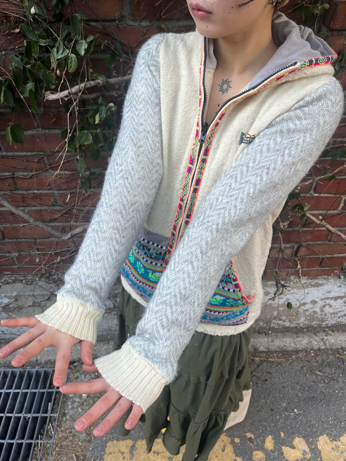 티티카카 울 플리스 후드집업 상품이미지5