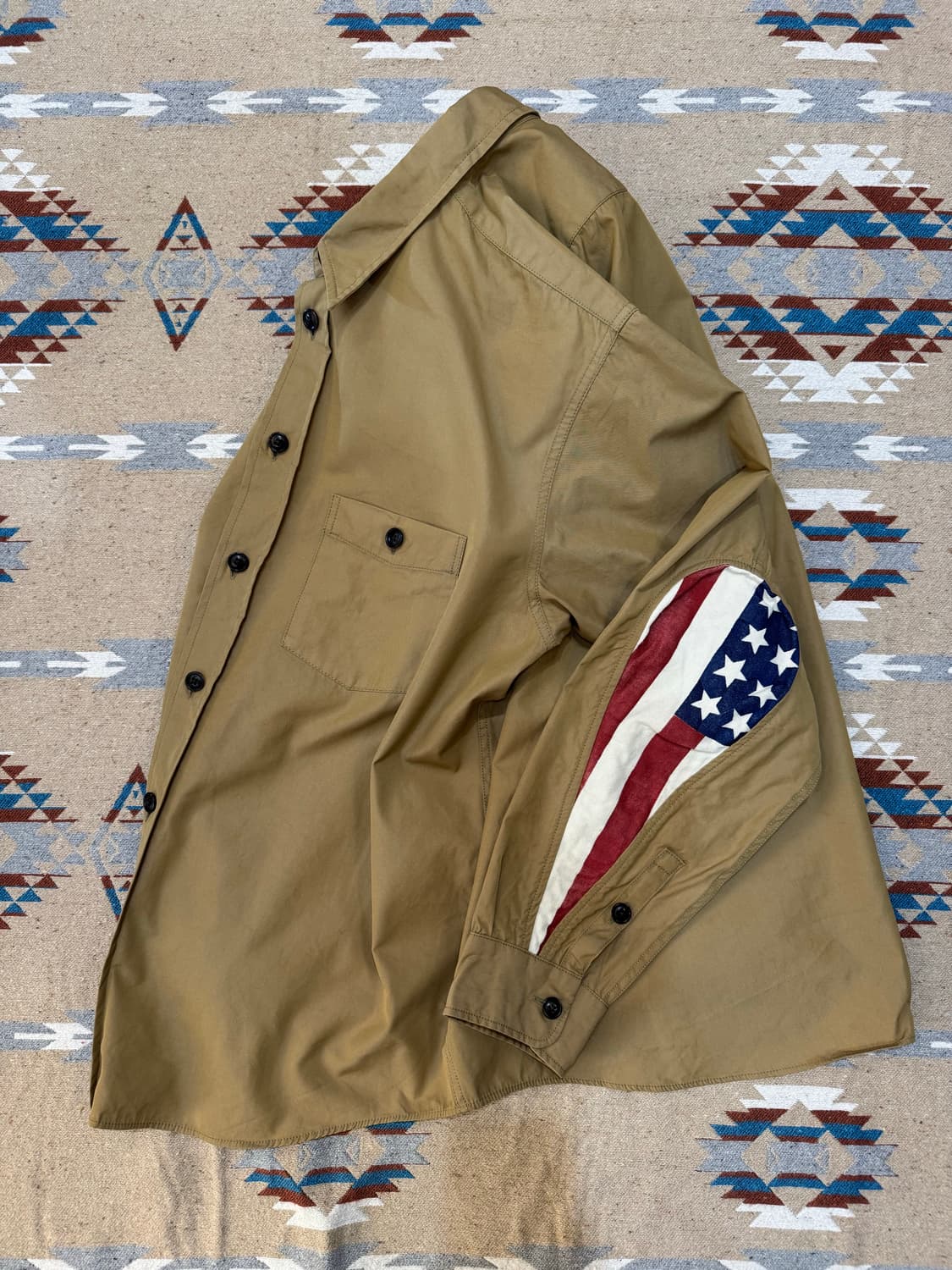 [3][L] visvim 비즈빔 USM 알바코어 셔츠 베이지 상품이미지8