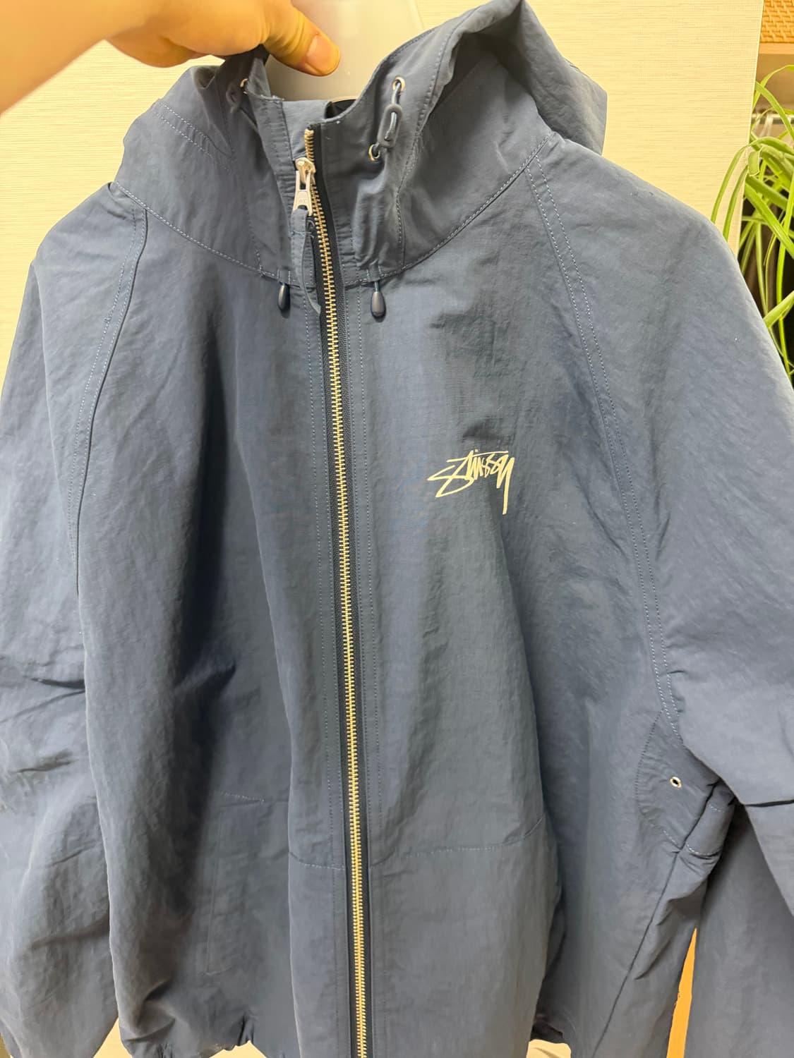 스투시 나일론 비치 쉘 자켓 (네이비) 상품이미지3