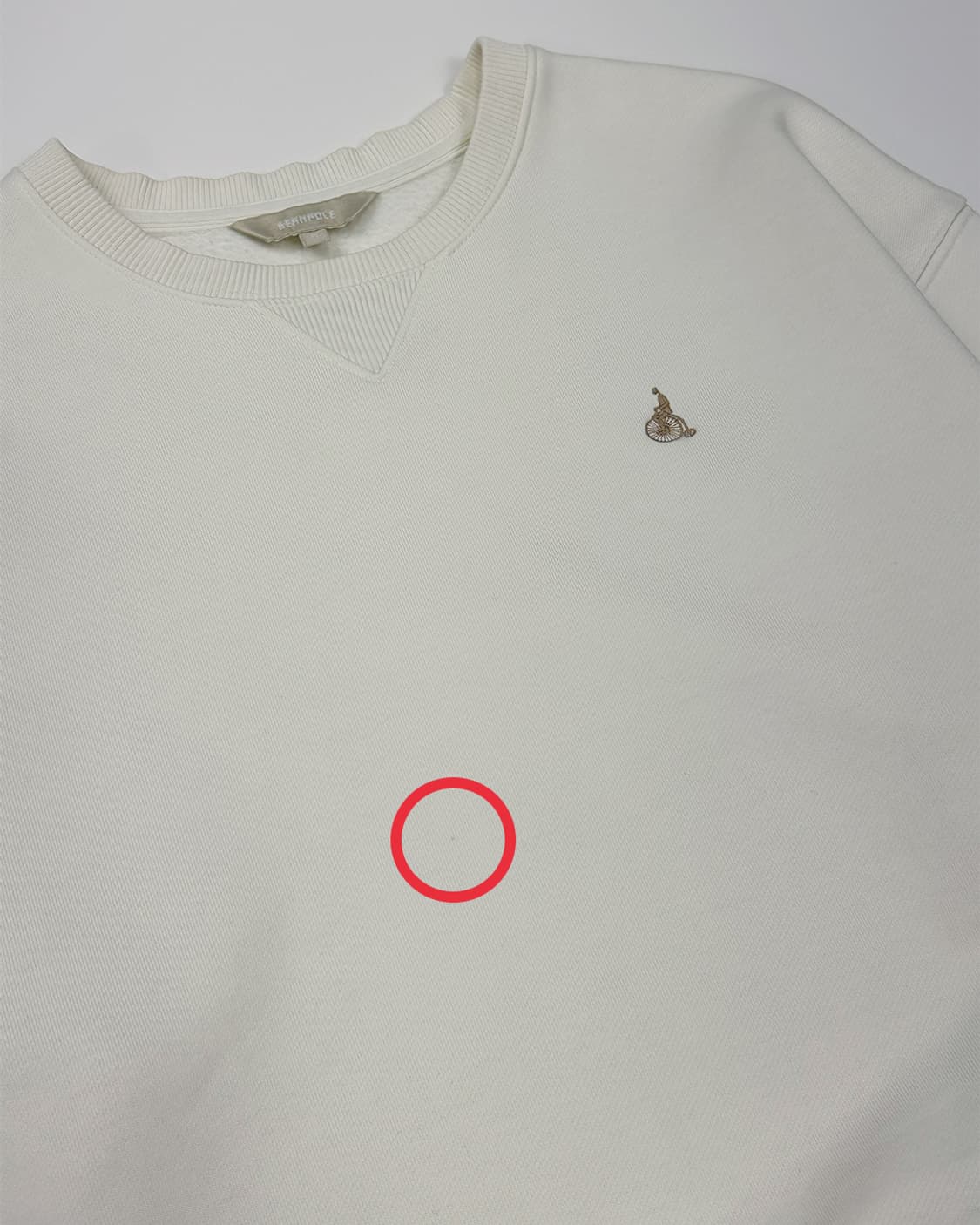 빈폴 기모 맨투맨 크림 상품이미지3