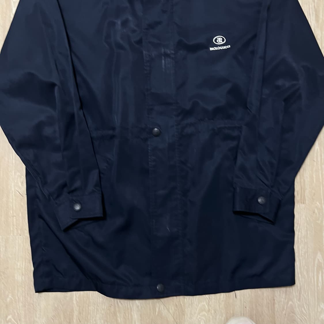 파올로구찌 로고 카라 바람막이 자켓 XL/105  상품이미지4