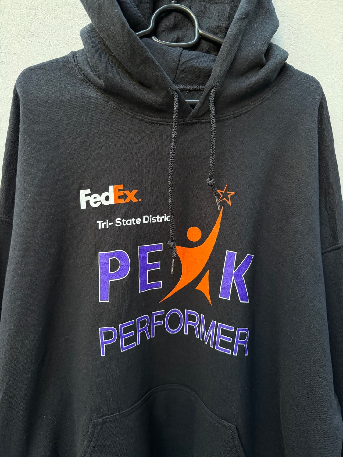 FedEx 페덱스 빈티지 아카이브 기모 후드티 길단 상품이미지3