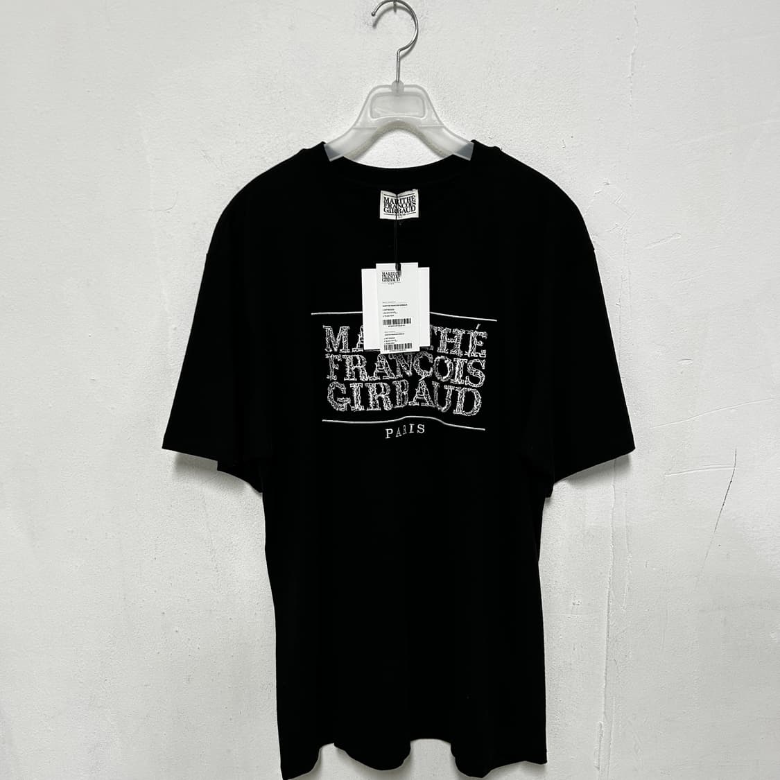 새상품) 마리떼 프랑소와 저버 블랙 반팔티셔츠 상품이미지1