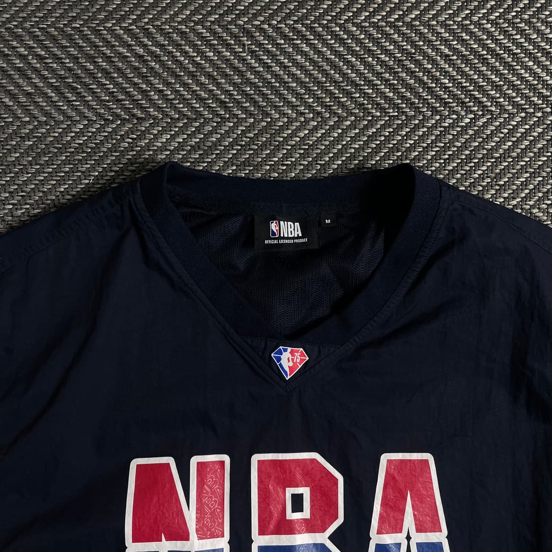 NBA 빅로고 나일론 우븐 웜업 베스트 y 3776 상품이미지5