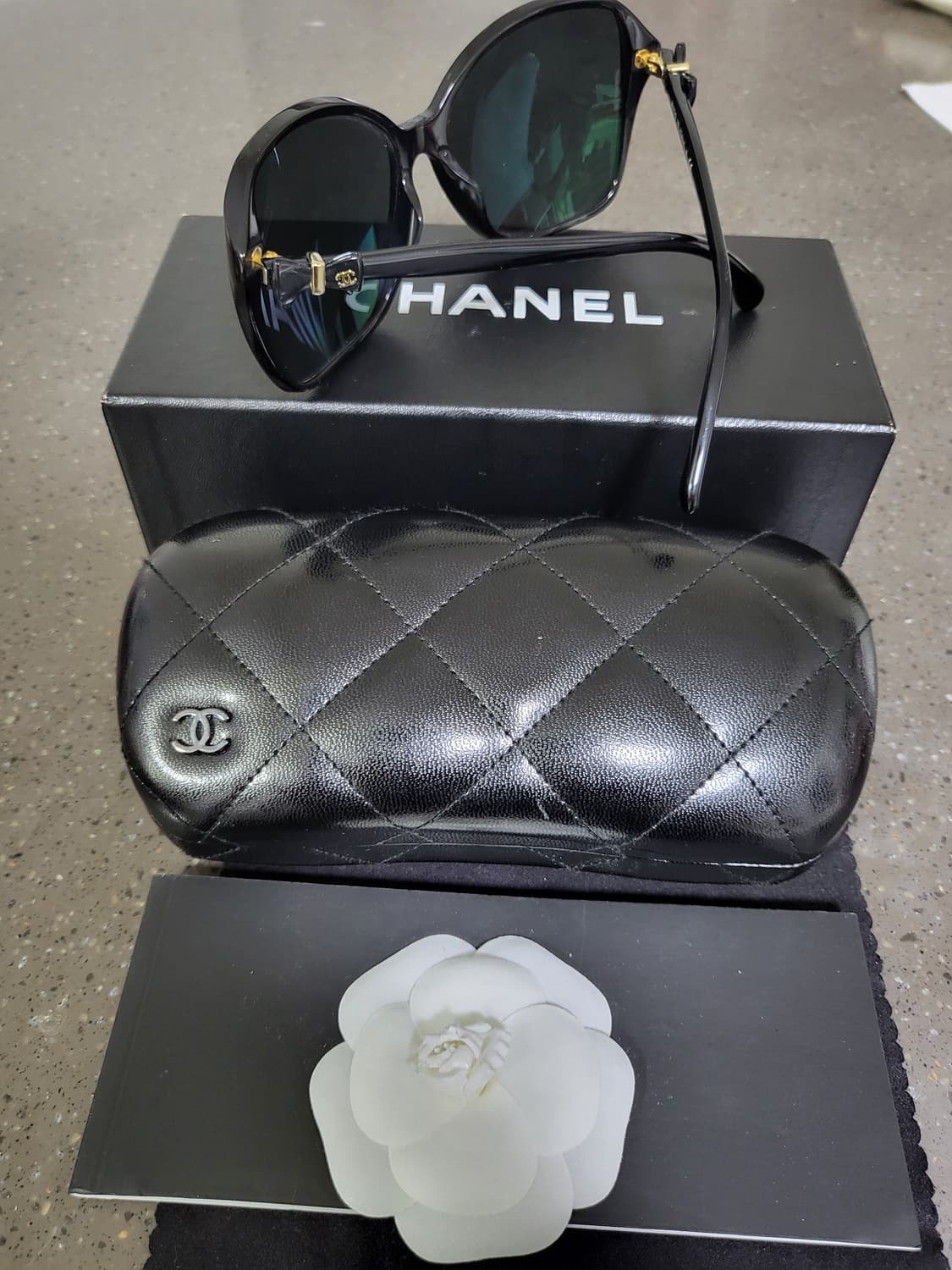 (정픔)샤넬 리본 선글라스 새상품 상품이미지5