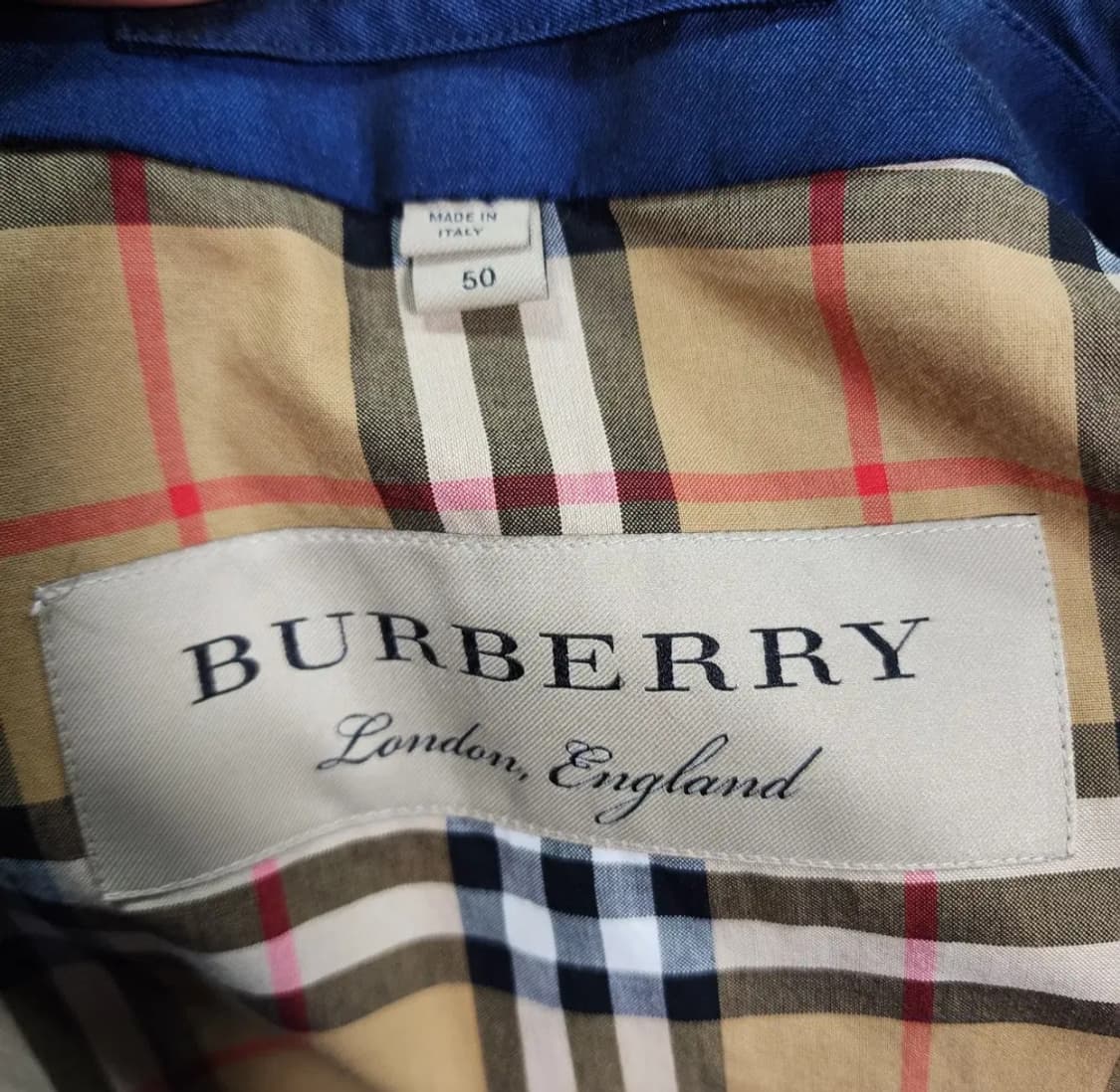 버버리 네이비 트렌치 코트 50 상품이미지9