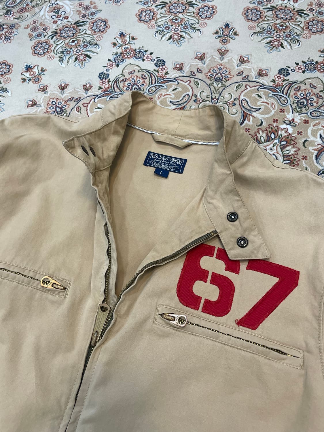 폴로 랄프로렌 카페레이서 자켓 L 상품이미지5