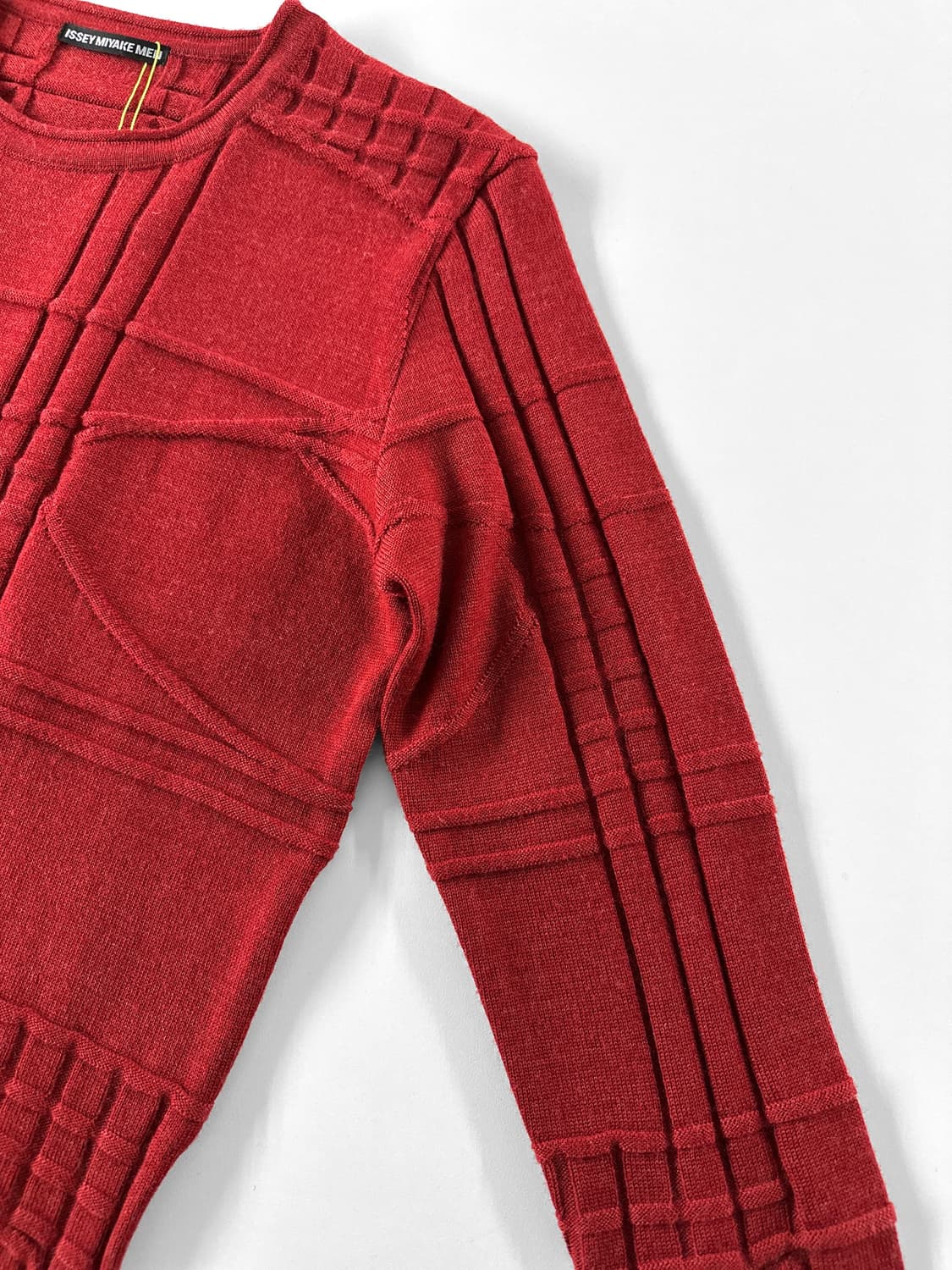 이세이 미야케 맨 텍스쳐 그리드 니트 스웨터 상품이미지6