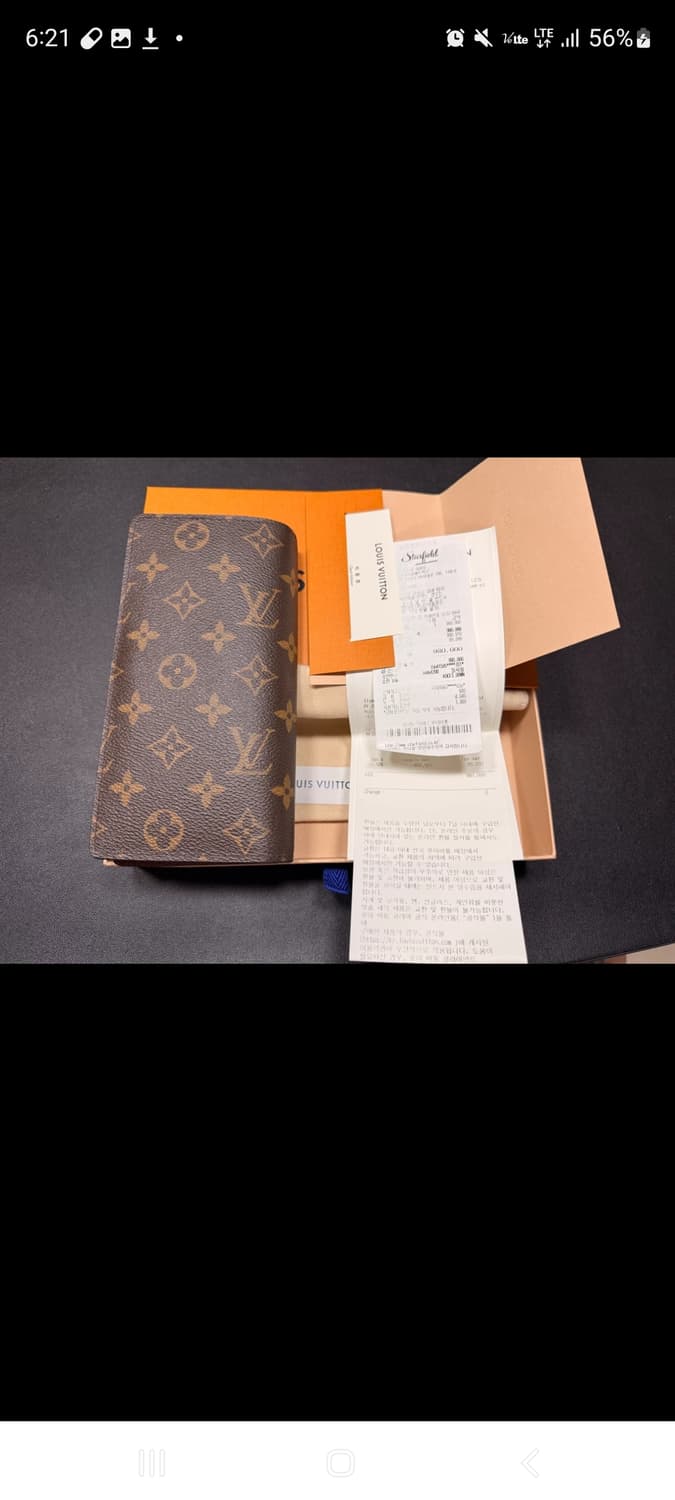 (풀구성,새상품급) 루이비통 브라짜 모노그램 이클립스 장지갑 상품이미지4