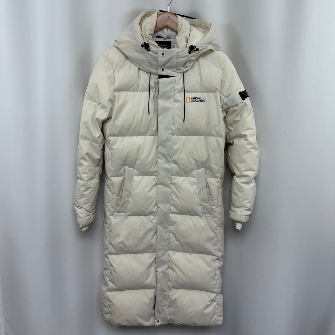   네셔널지오그래픽 공용 롱패딩 오리털 아이보리 S 상품이미지1