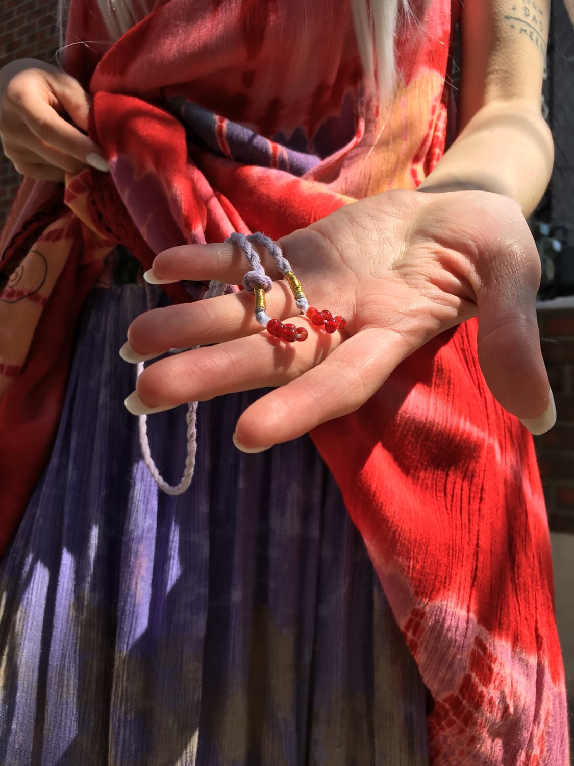 선셋 그라데이션 아트 스커트 상품이미지9