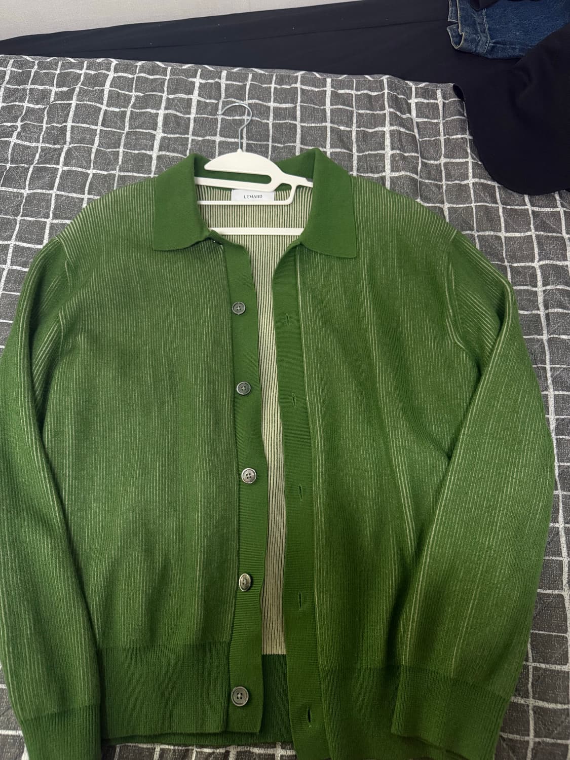 LEWARD 르마드 그린 니트 가디건 3사이즈 상품이미지1