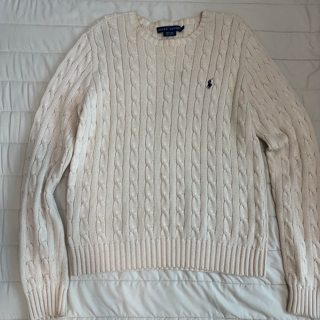 폴로 아이보리 니트 상품이미지1