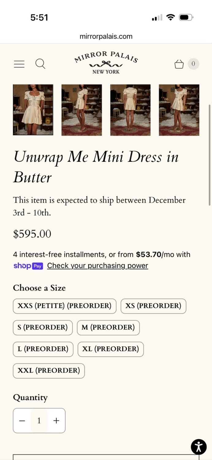 Mirror palais 미러팔레 레이스 실크 미니 랩 드레스연말룩원피스 상품이미지9