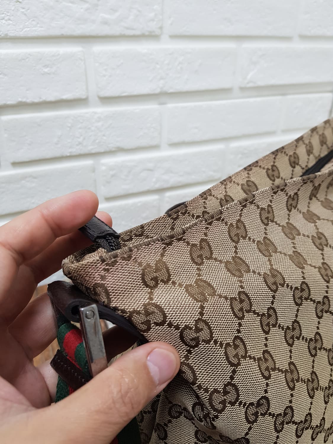 [정품] Gucci 구찌 gg 자가드 남성숄더백 상품이미지7