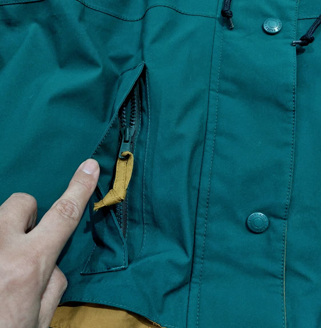 에디바우어 고어텍스 구스다운 90s 민트급 xl (105) 상품이미지5