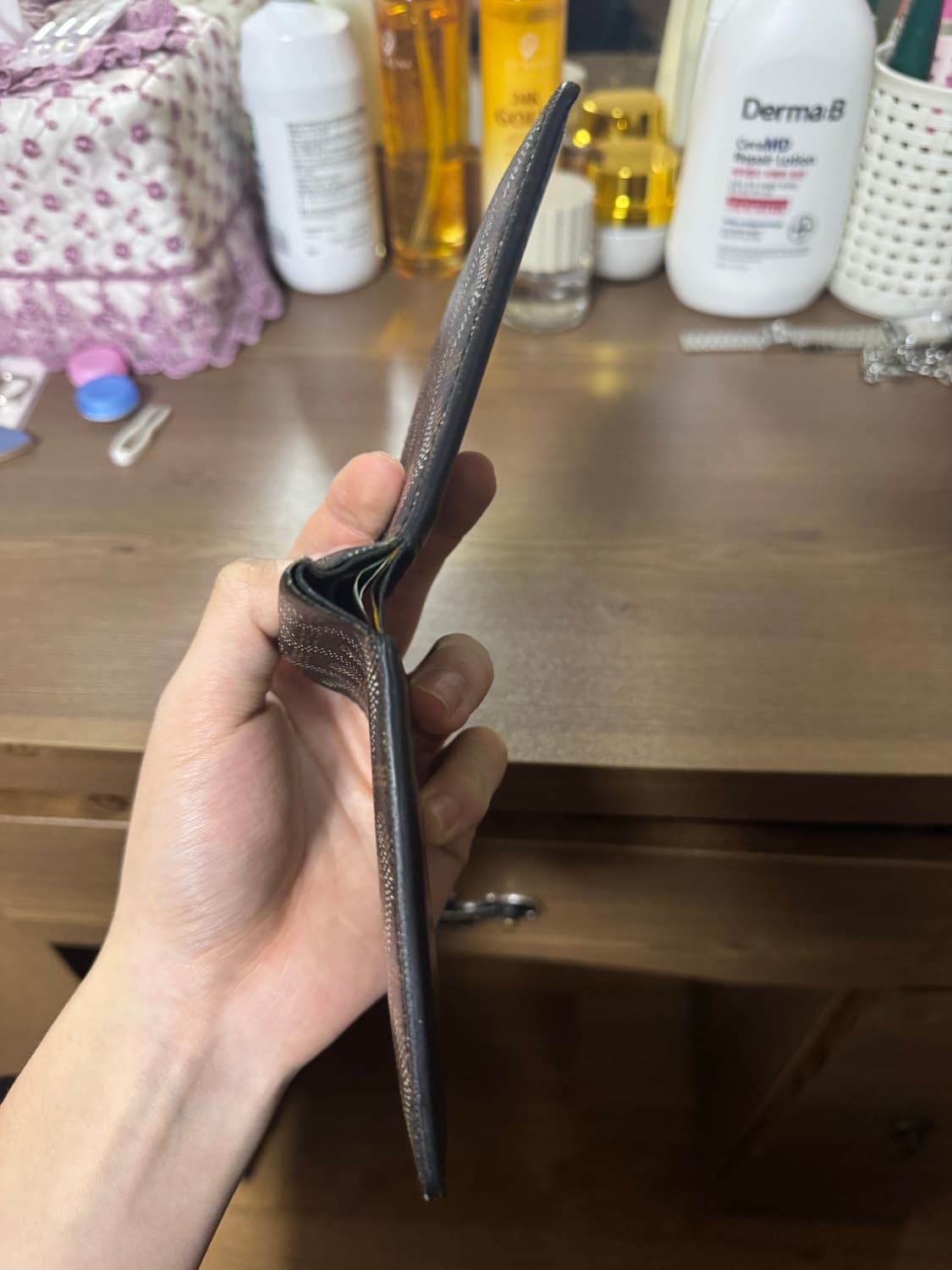 고야드 반지갑 블랙 상품이미지7