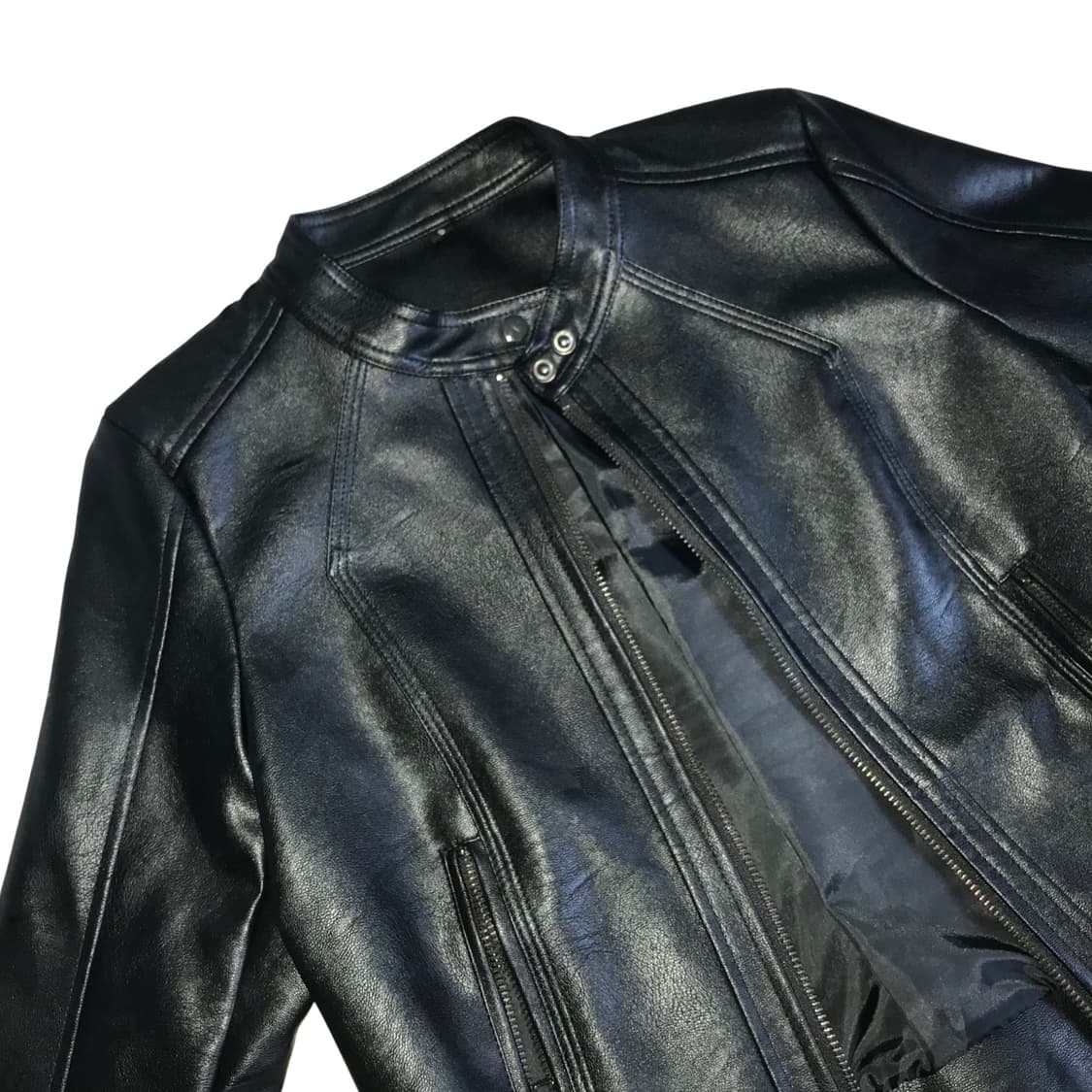 블랙 라이더자켓 레더자켓 상품이미지1