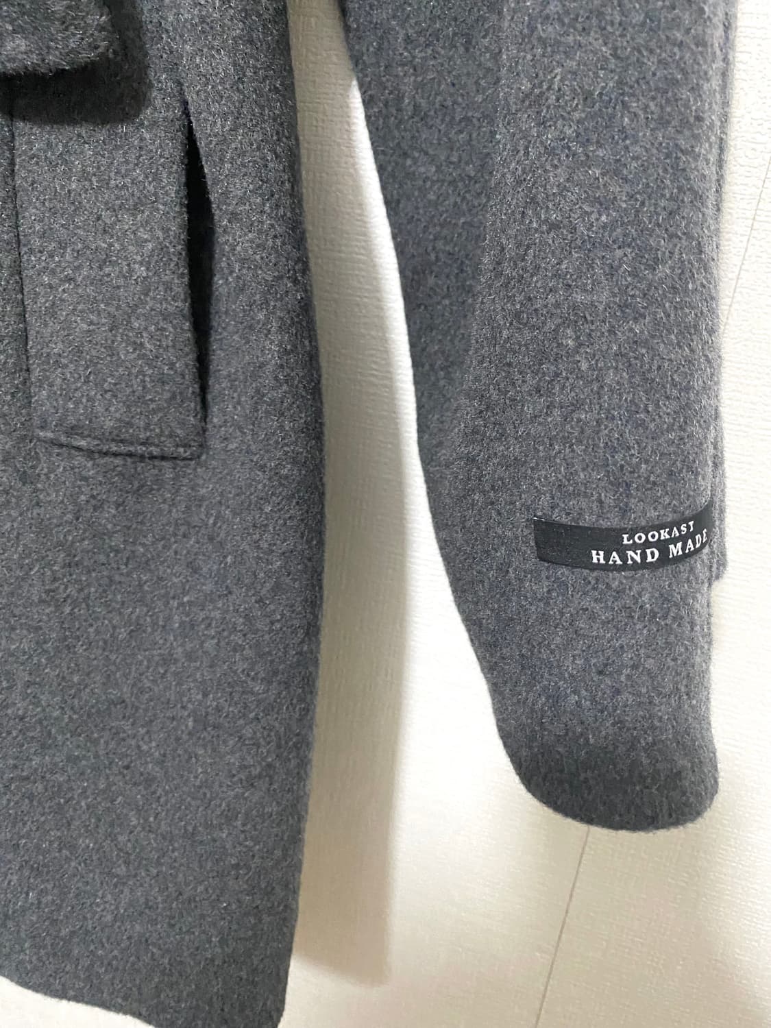 룩캐스트 리앤 울 핸드메이드 하프 코트25FW  상품이미지7