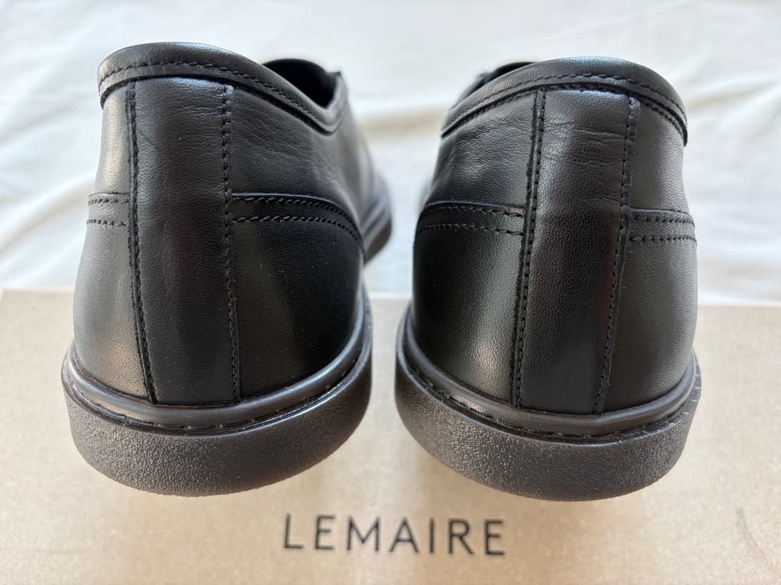 르메르 리놀륨 베이직 엘라스틱 트레이너 블랙  Lemaire  상품이미지9