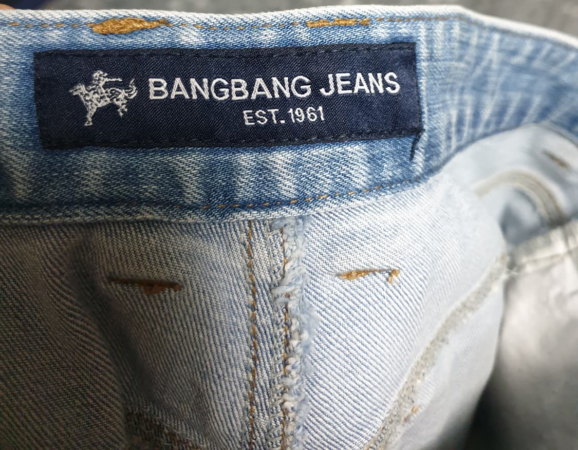 뱅뱅 진스 워싱 데님팬츠 (32) 상품이미지4