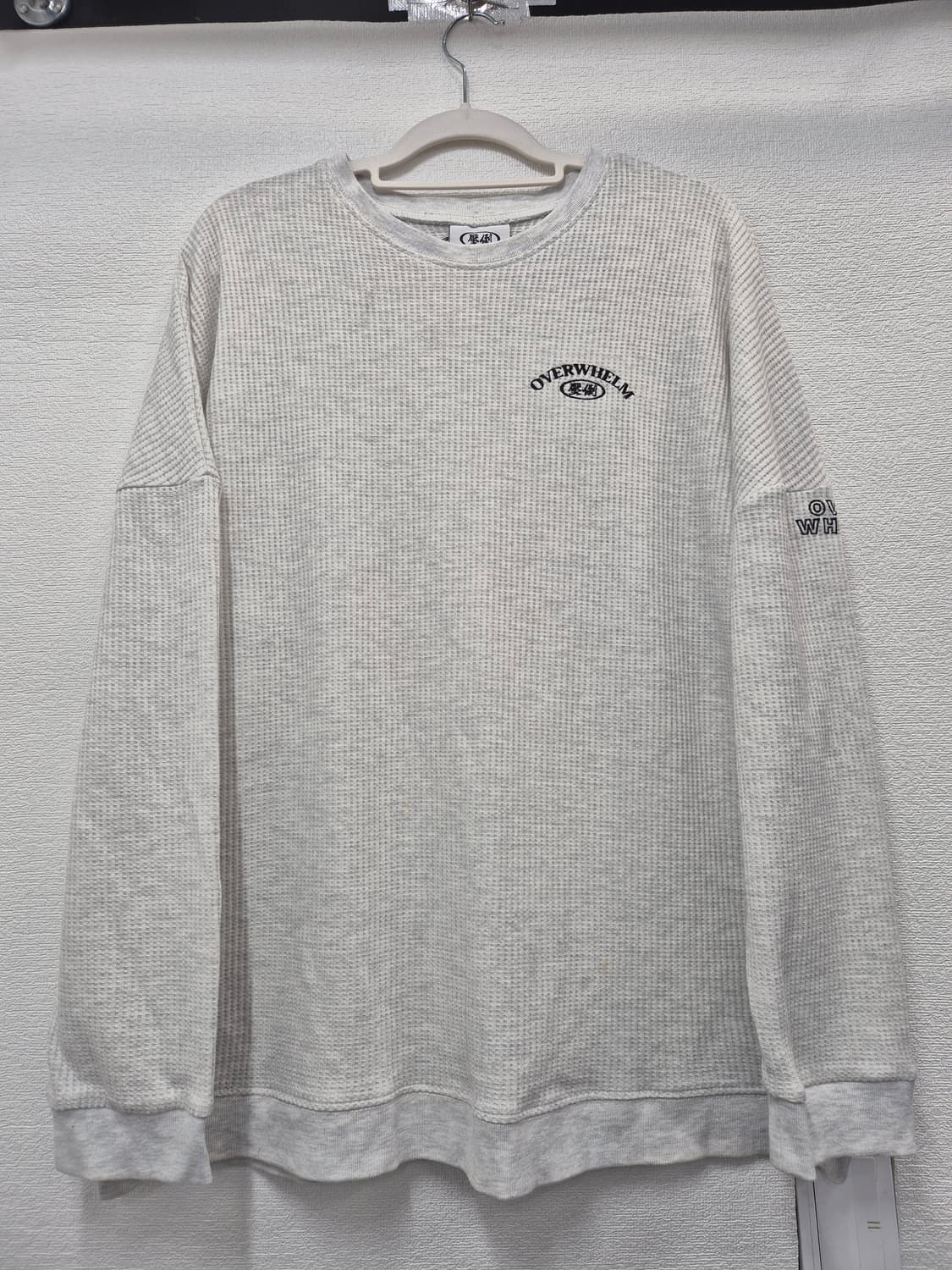 압도 와플 긴팔티 L  / 100~105 상품이미지1