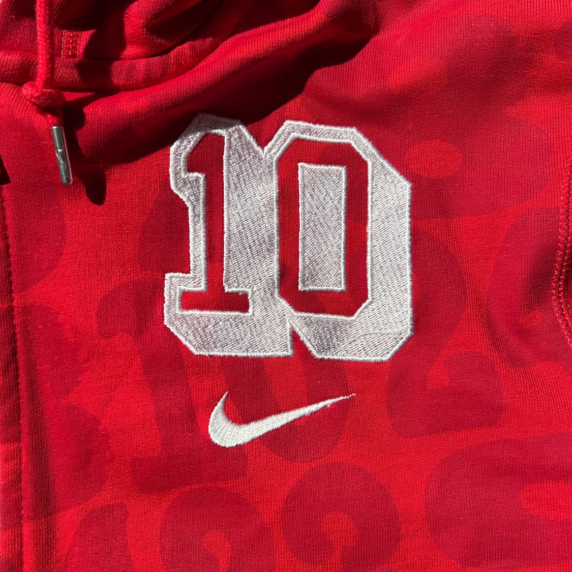 나이키 넘버링 레드 후드집업 상품이미지4