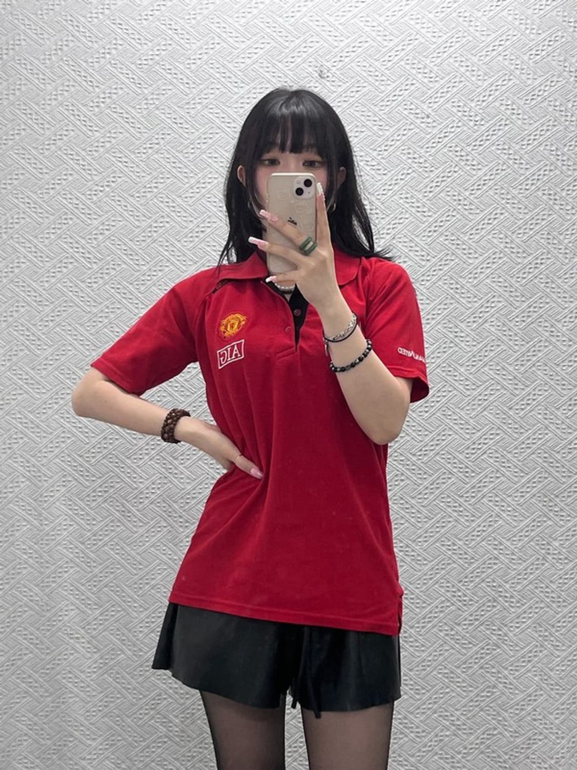 나이키 맨체스터 유나이티드 캐주얼 스포티 반팔 카라티 M C12234 상품이미지1