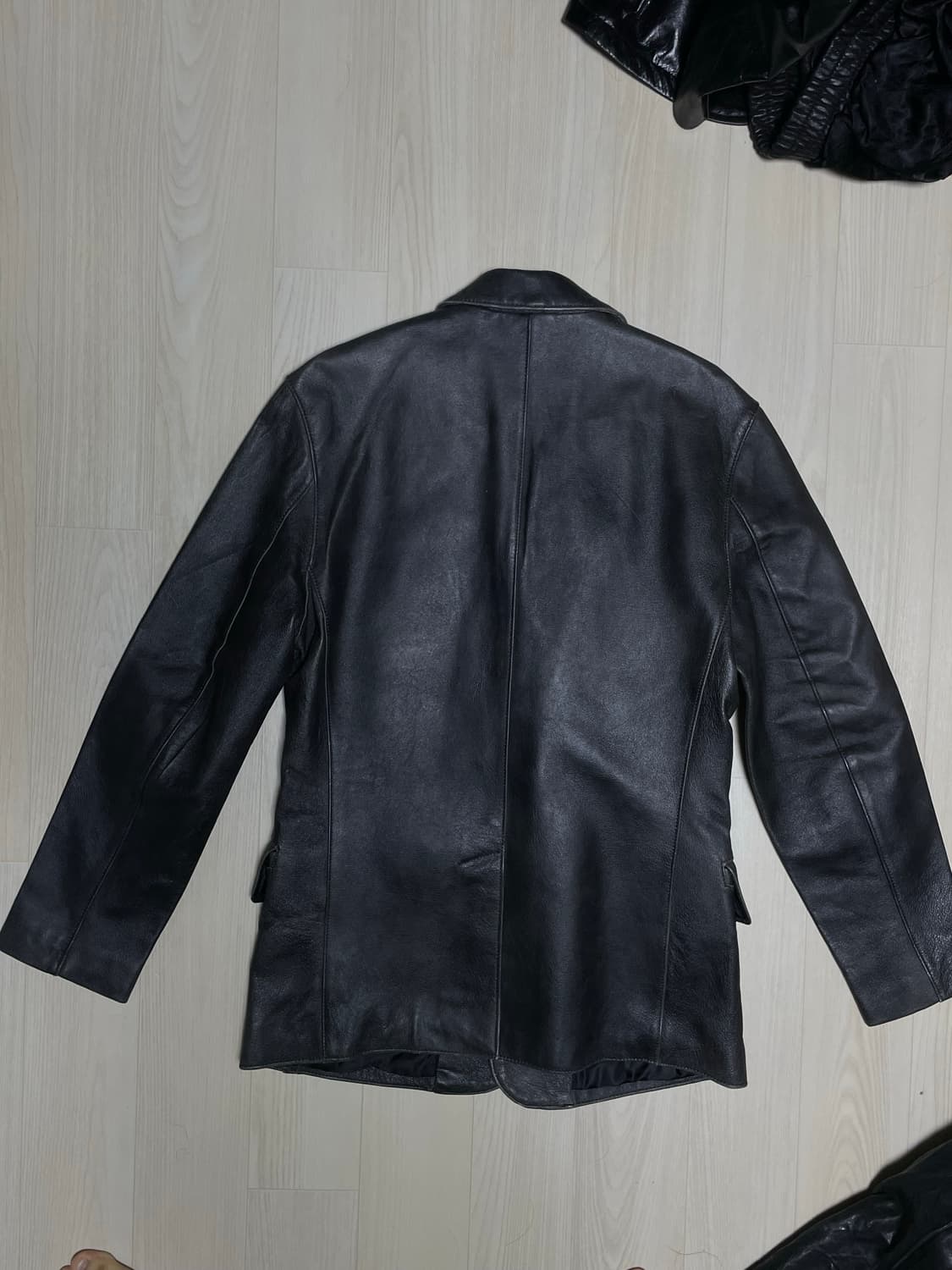 [M~L] NCB 레더 블레이저 상품이미지2