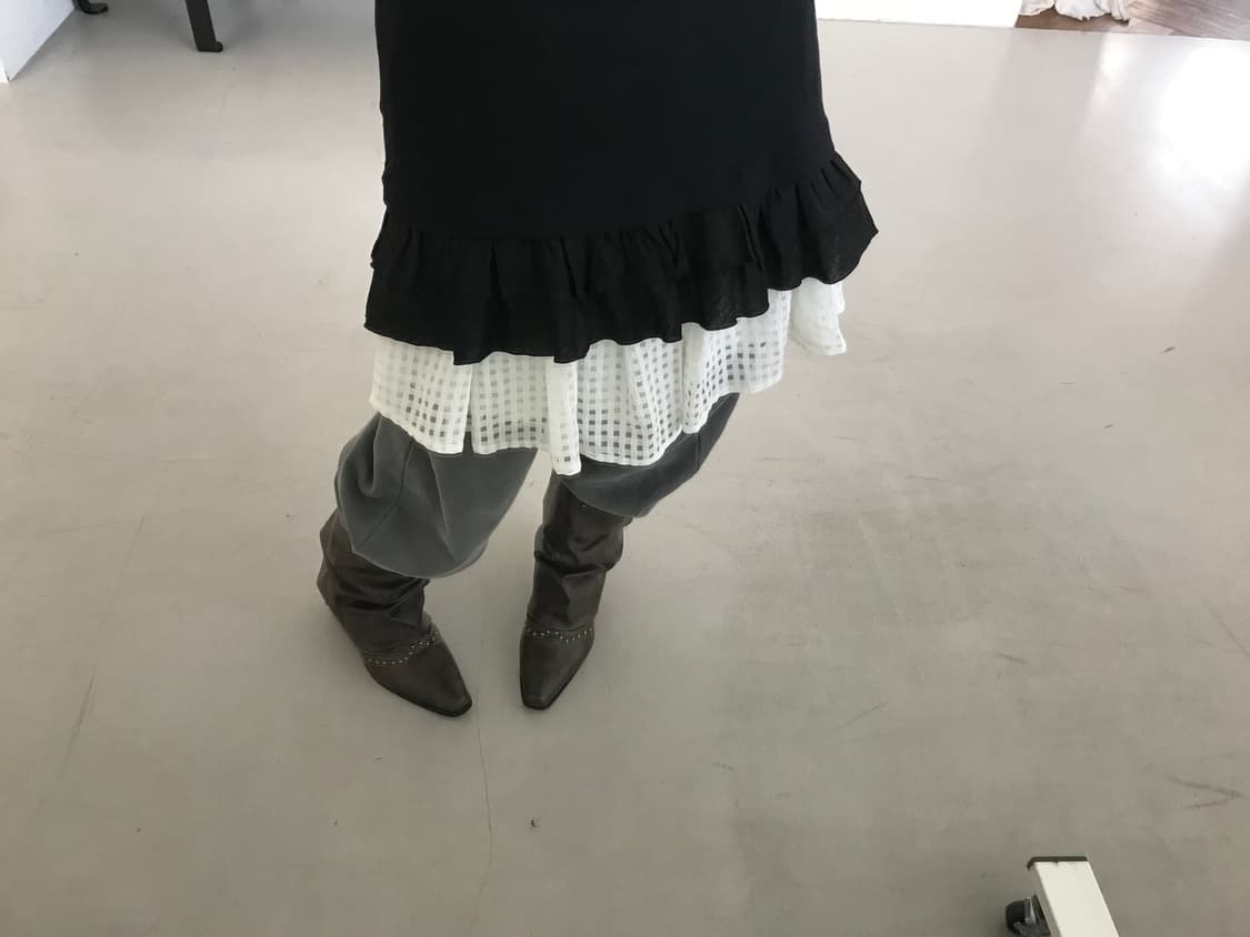 frill printing sleeveless 상품이미지6