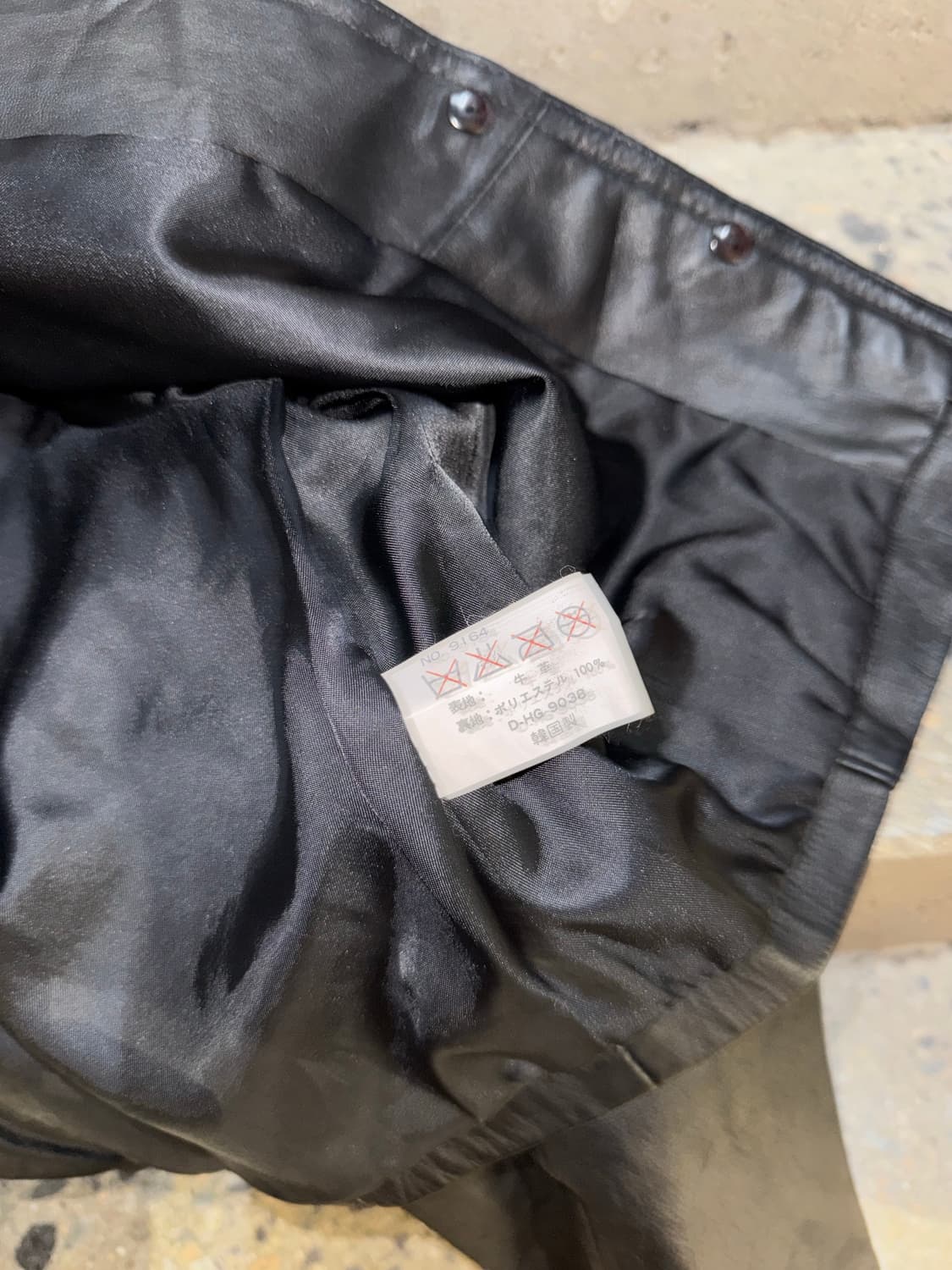 빈티지 크롭 레더재킷  상품이미지10