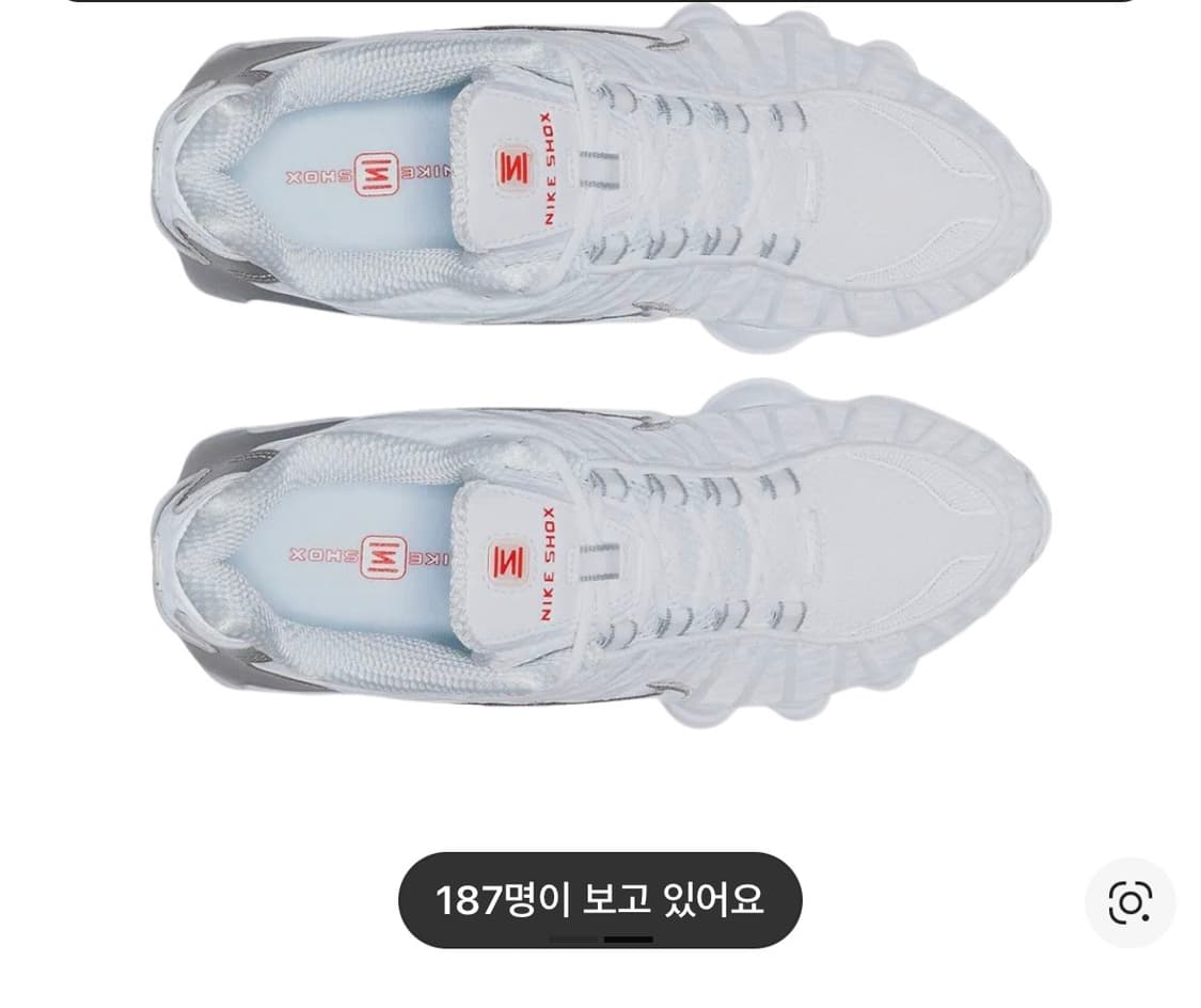 나이키 샥스 TL 화이트 앤 맥스 오렌지 상품이미지2