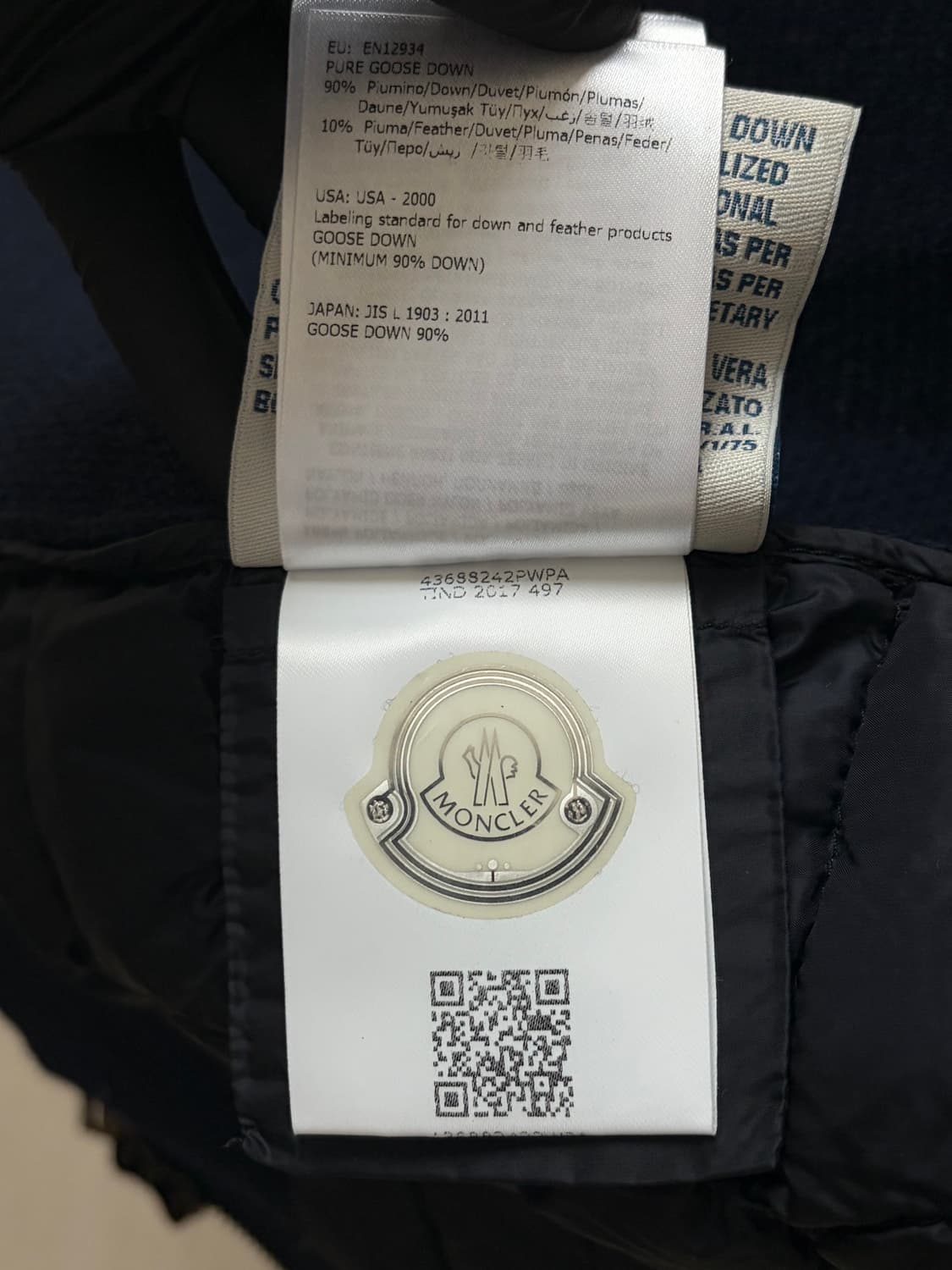 몽클레어 정품 트리콧 니트패딩 가디건 상품이미지7