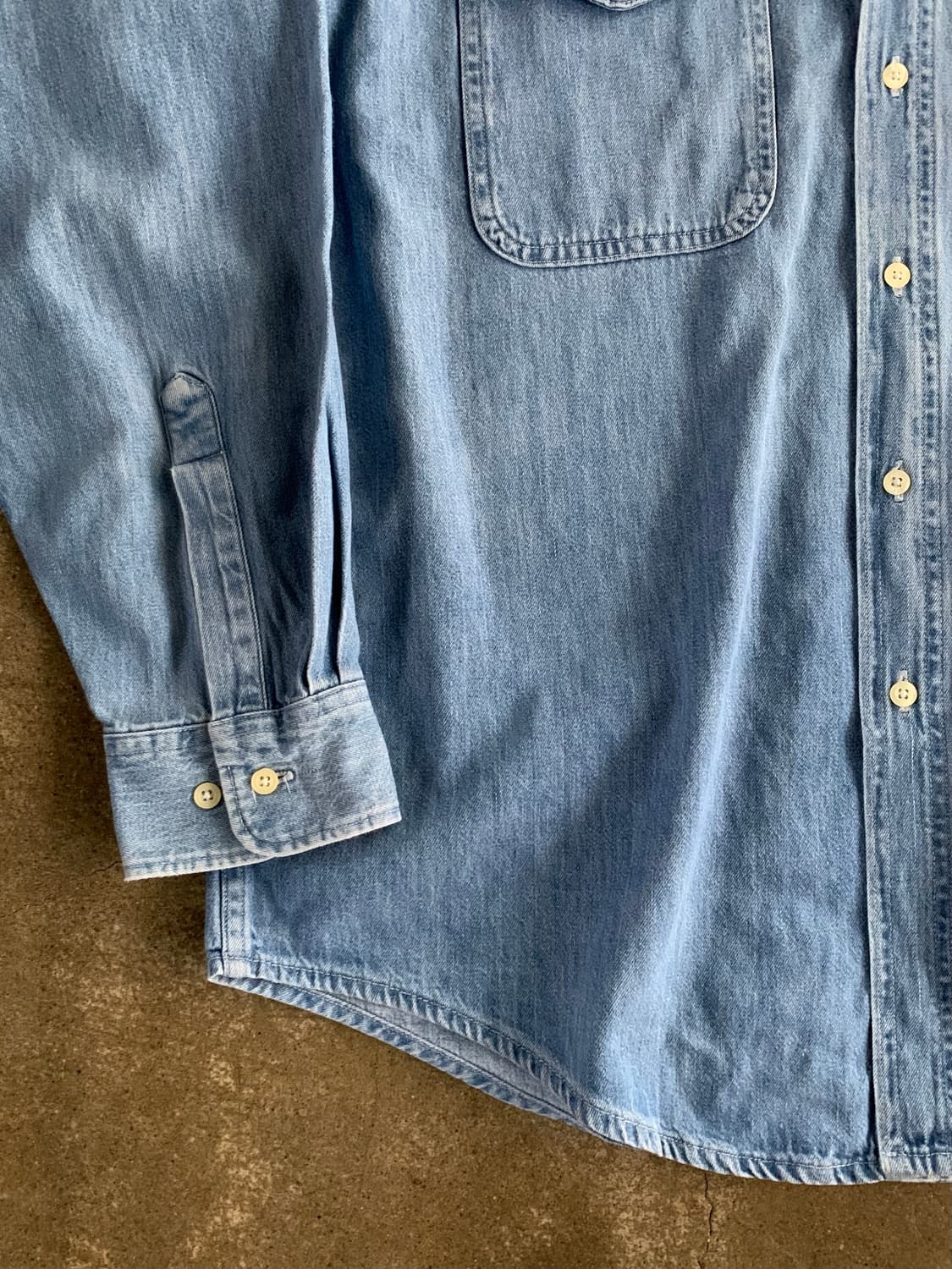올드 갭 데님 버튼다운 셔츠 상품이미지4