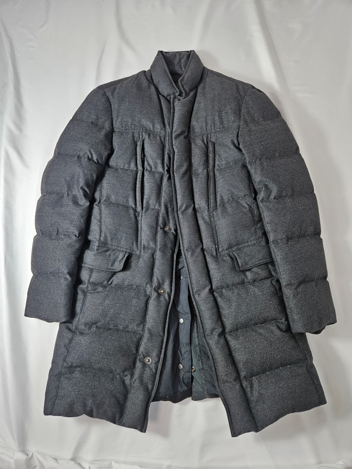 TIME 타임옴므 남성 구스다운 패딩코트 자켓 100 솔리드옴므 상품이미지1