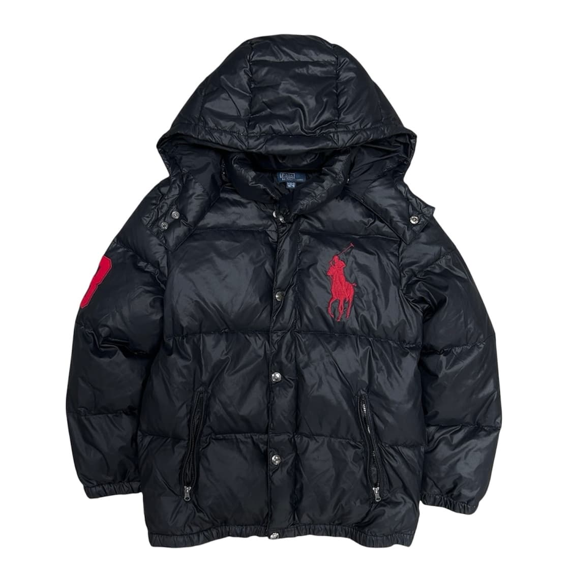 폴로 빅포니 레드포니 블랙 패딩(10-12) 상품이미지1