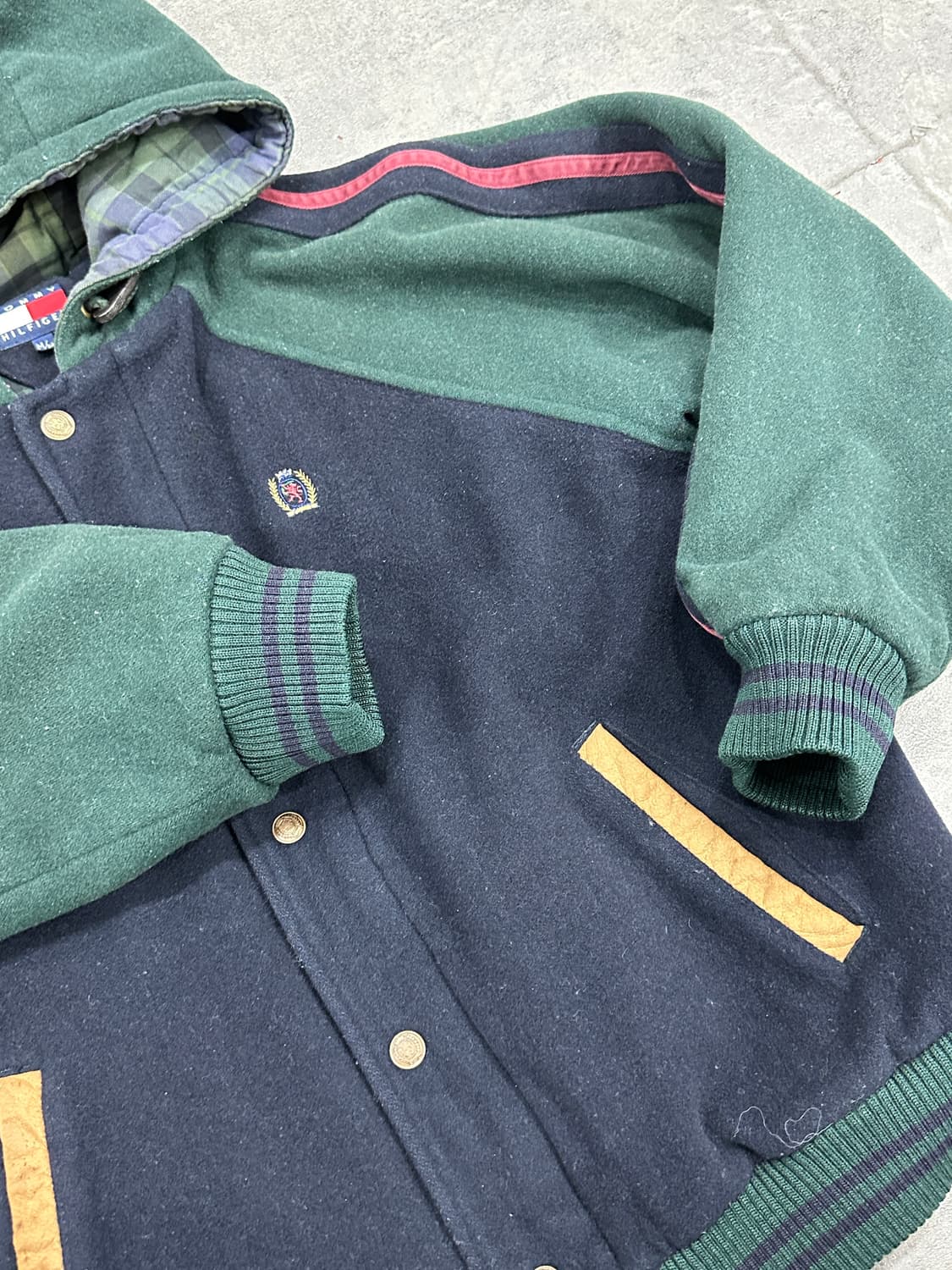 타미힐피거 모직 후드 점퍼 상품이미지2