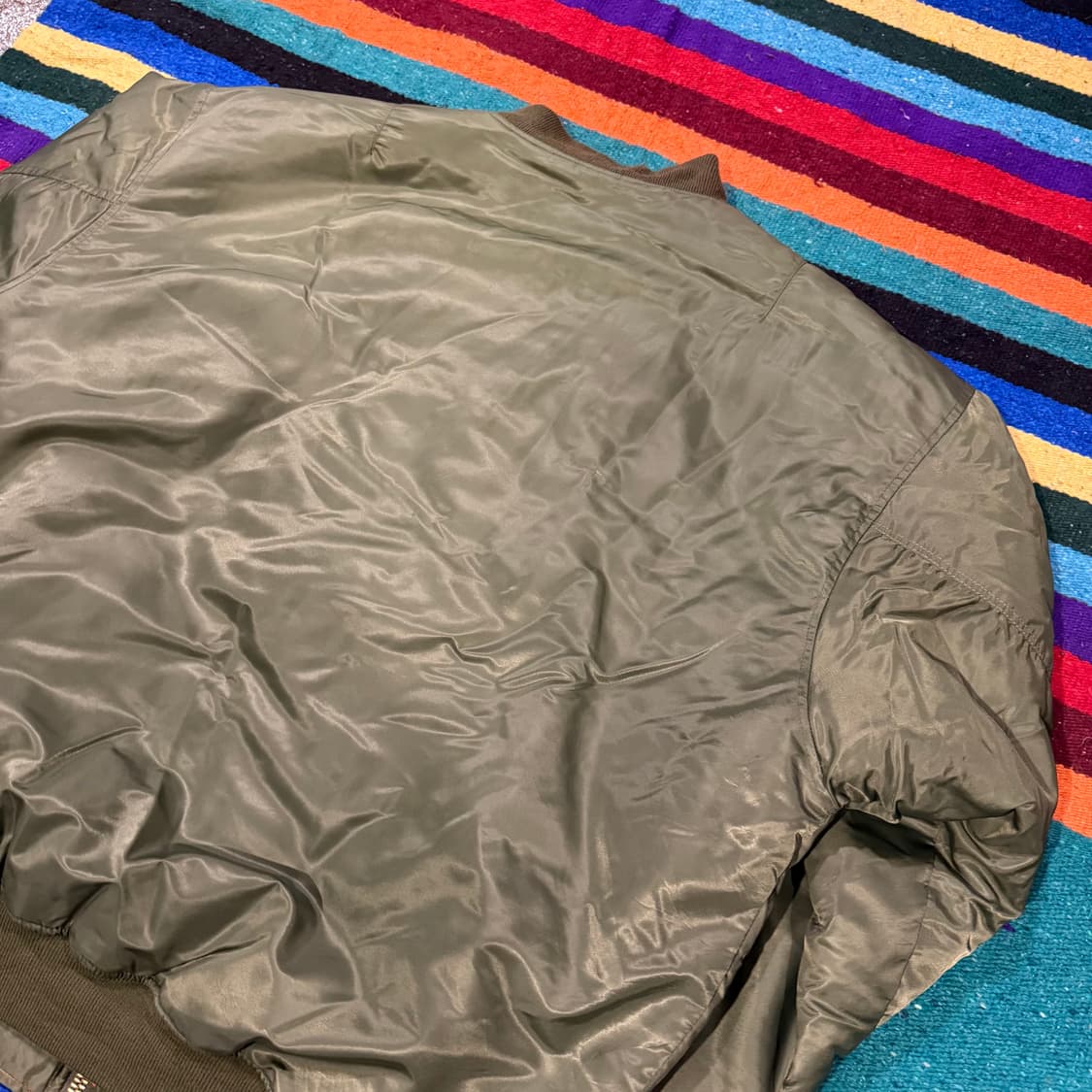 빈티지 리버시블 팬텀 밀리커리 항공점퍼 (MA-1) 110-115 상품이미지8